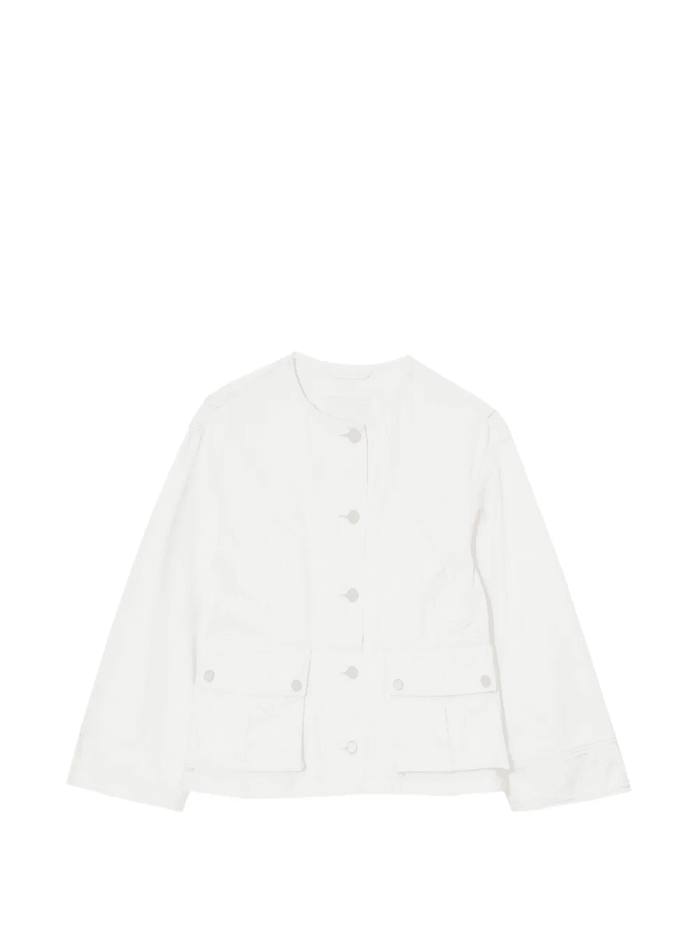 buttoned cotton jacket - Image 1