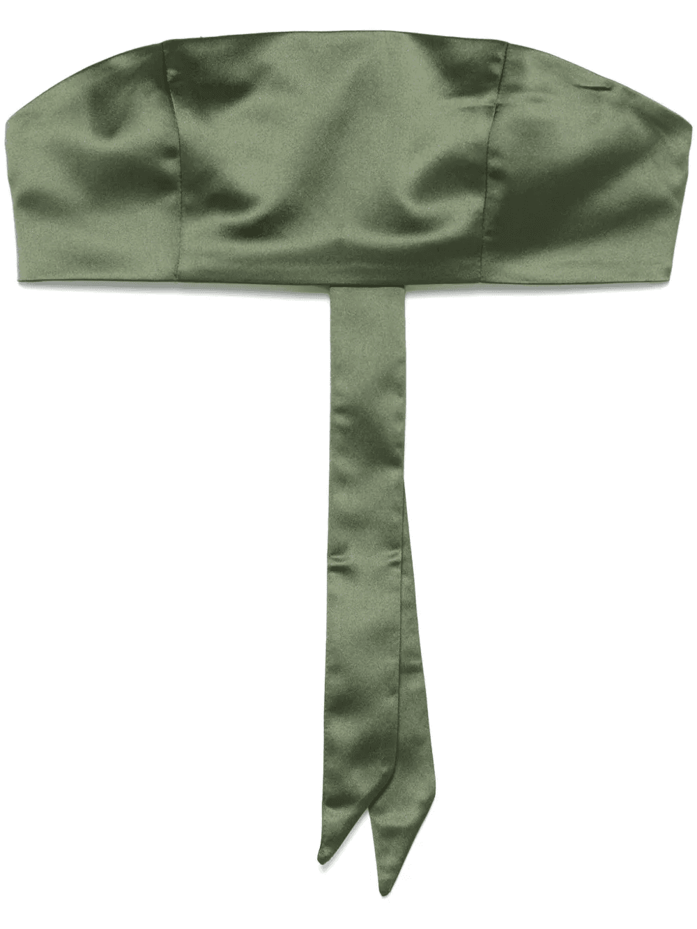 satin crop top - Image 1