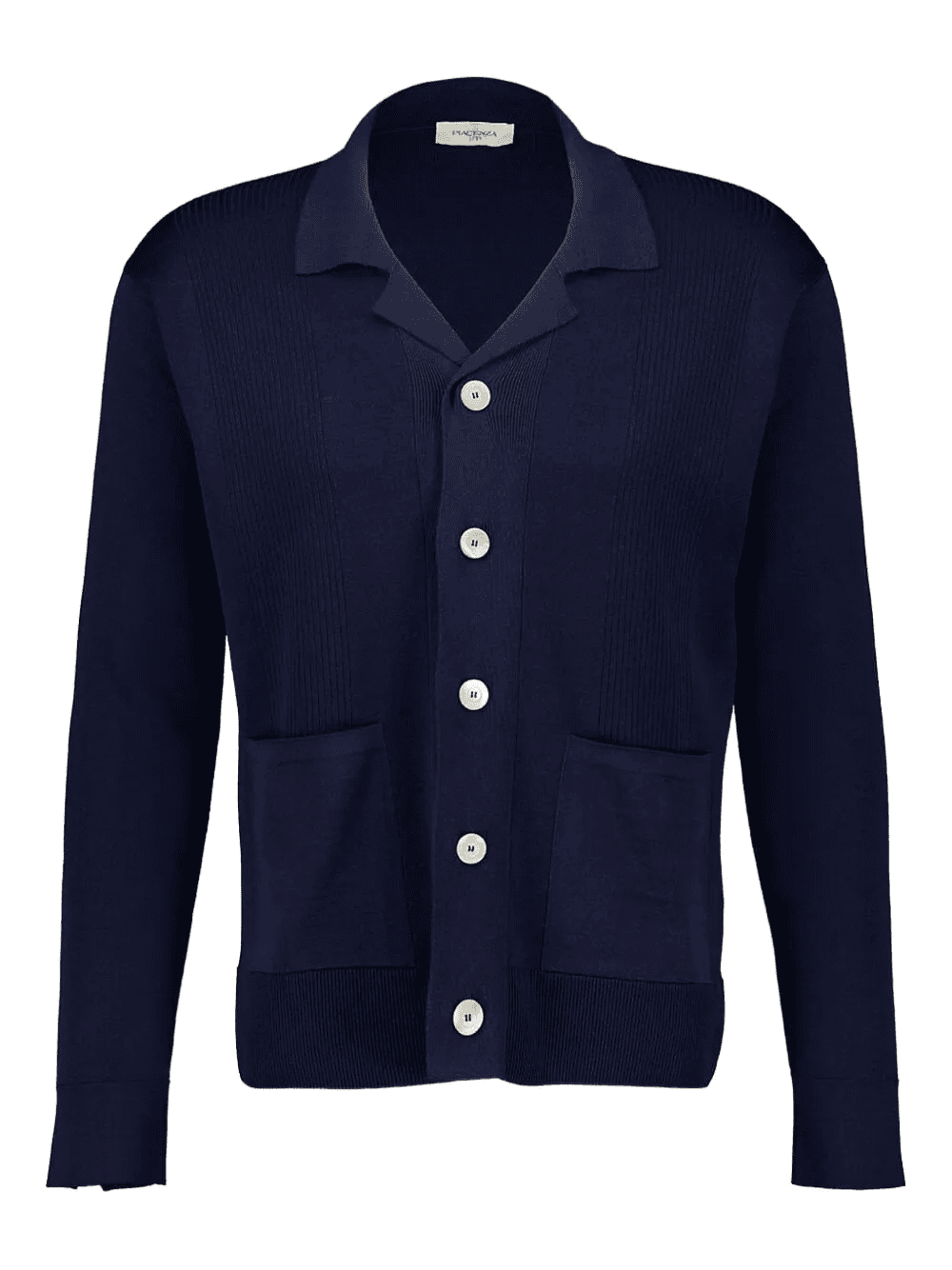 ribbed-knit cardigan - Image 1