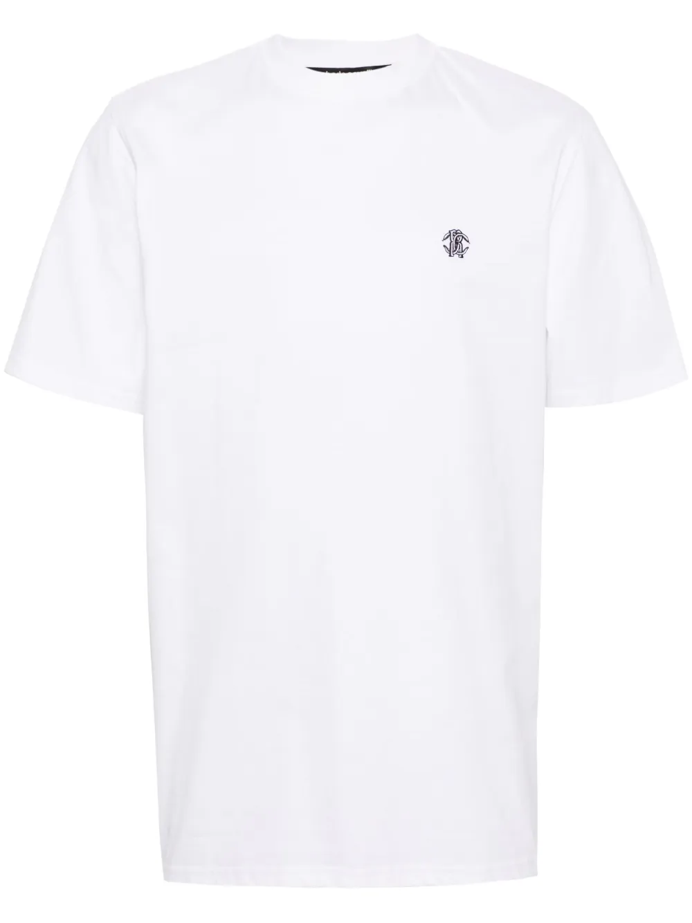 monogram-embroidered cotton T-shirt - Image 1