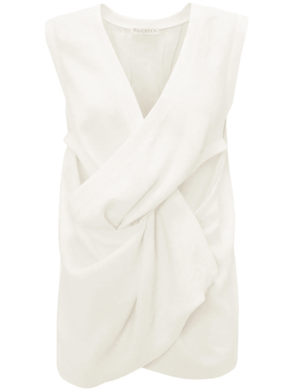 twist-front sleeveless top - Image 1