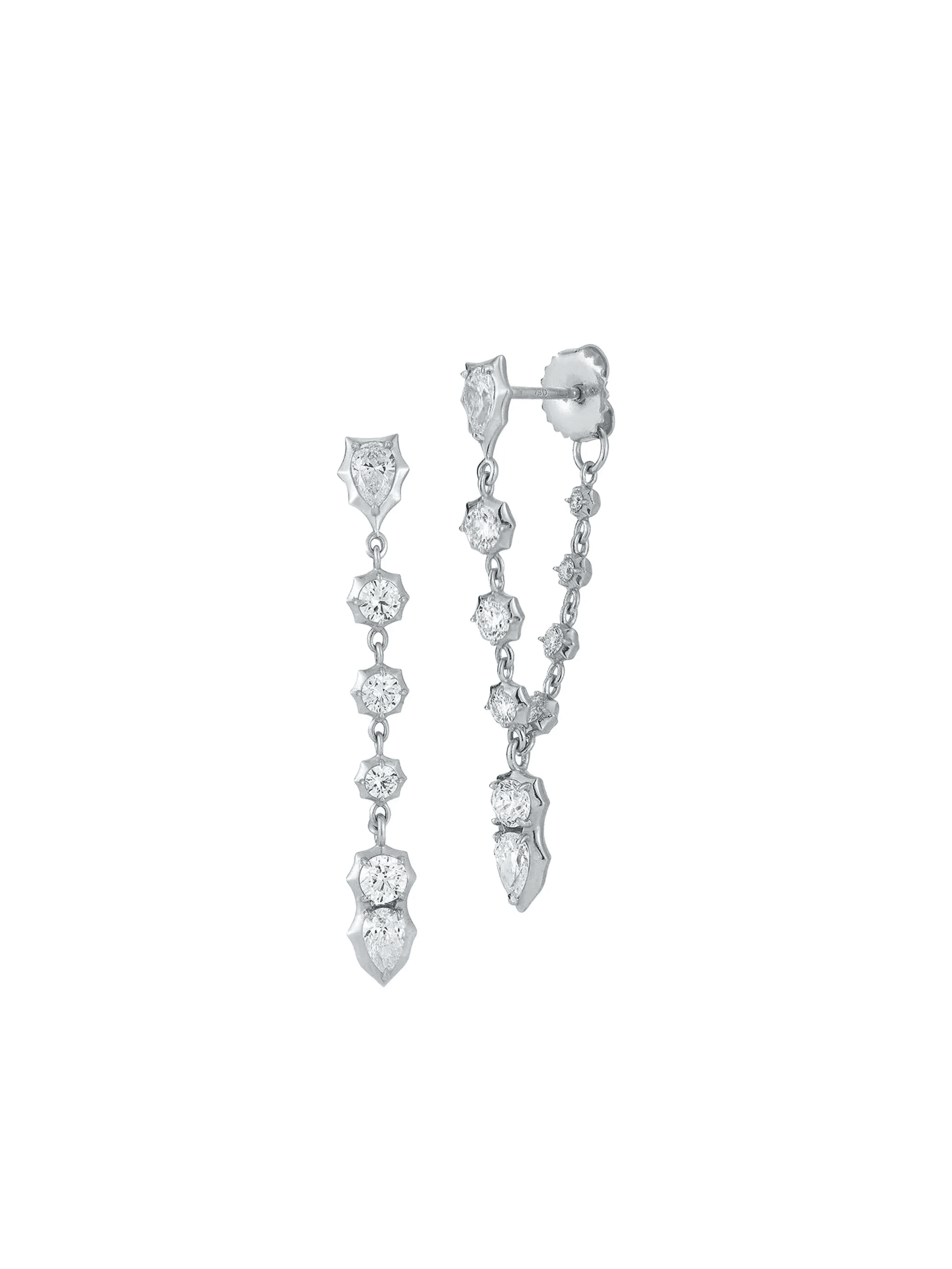 Poppy Loop diamond earrings - Image 1