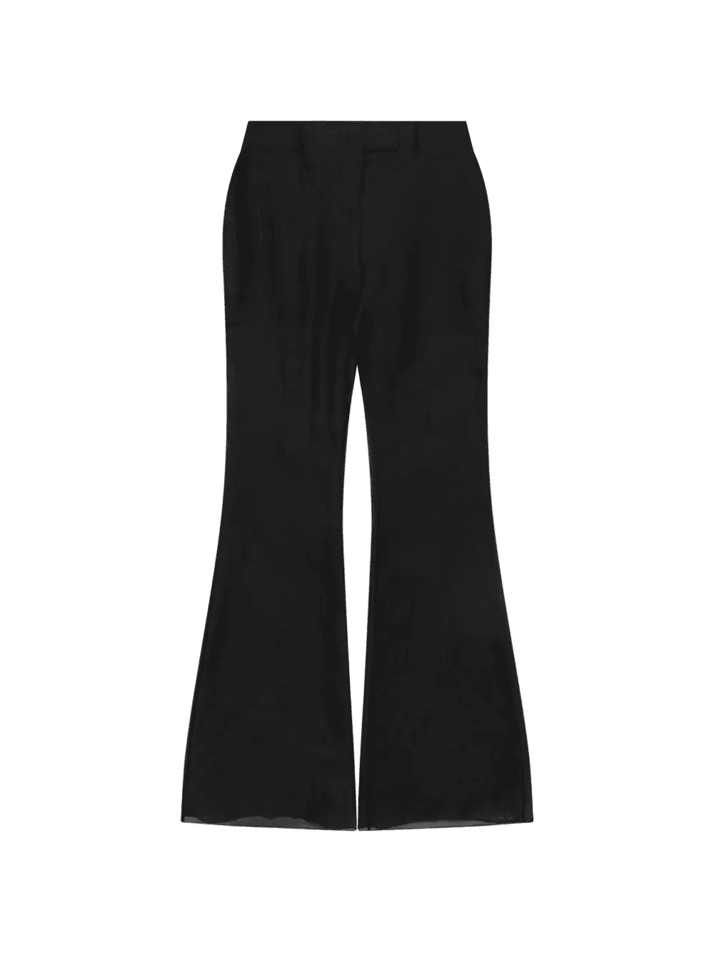 sheer flared trousers - Image 1