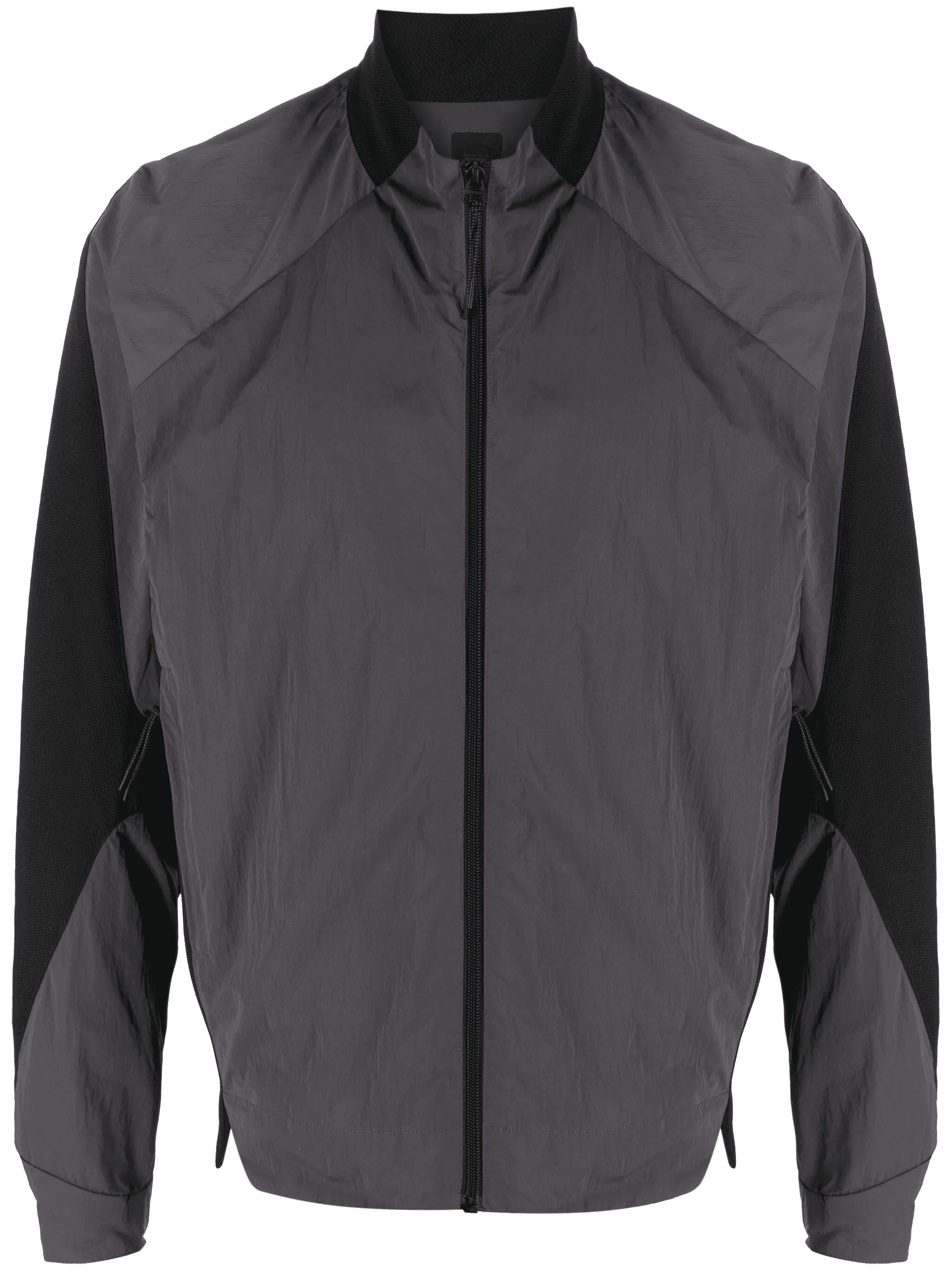 zipped high-neck panelled jacket - Image 1