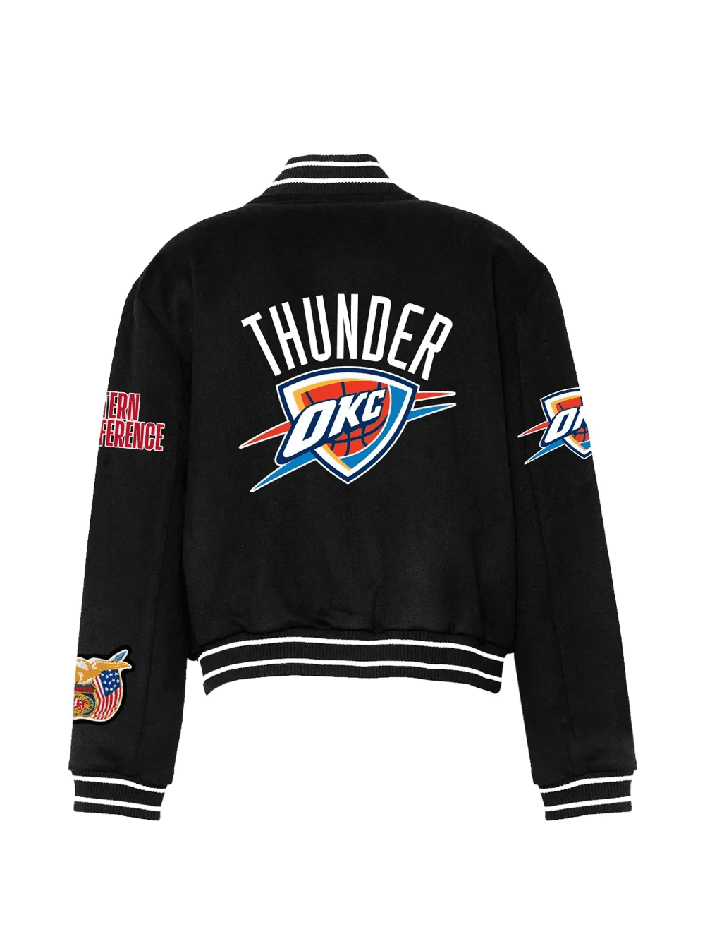 Oklahoma City Thunder varsity jacket - Image 1