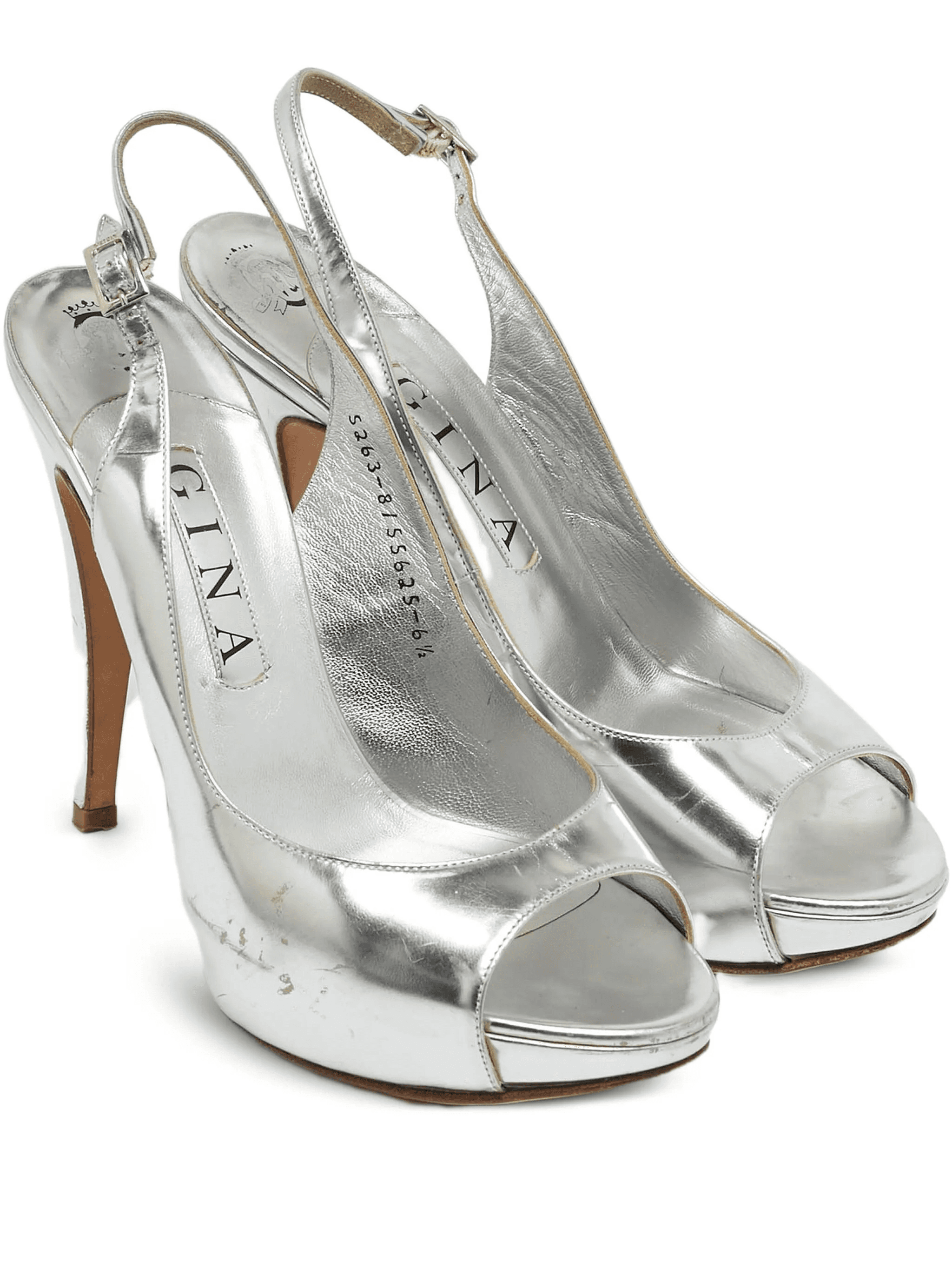 120mm slingback heeled sandals - Image 1