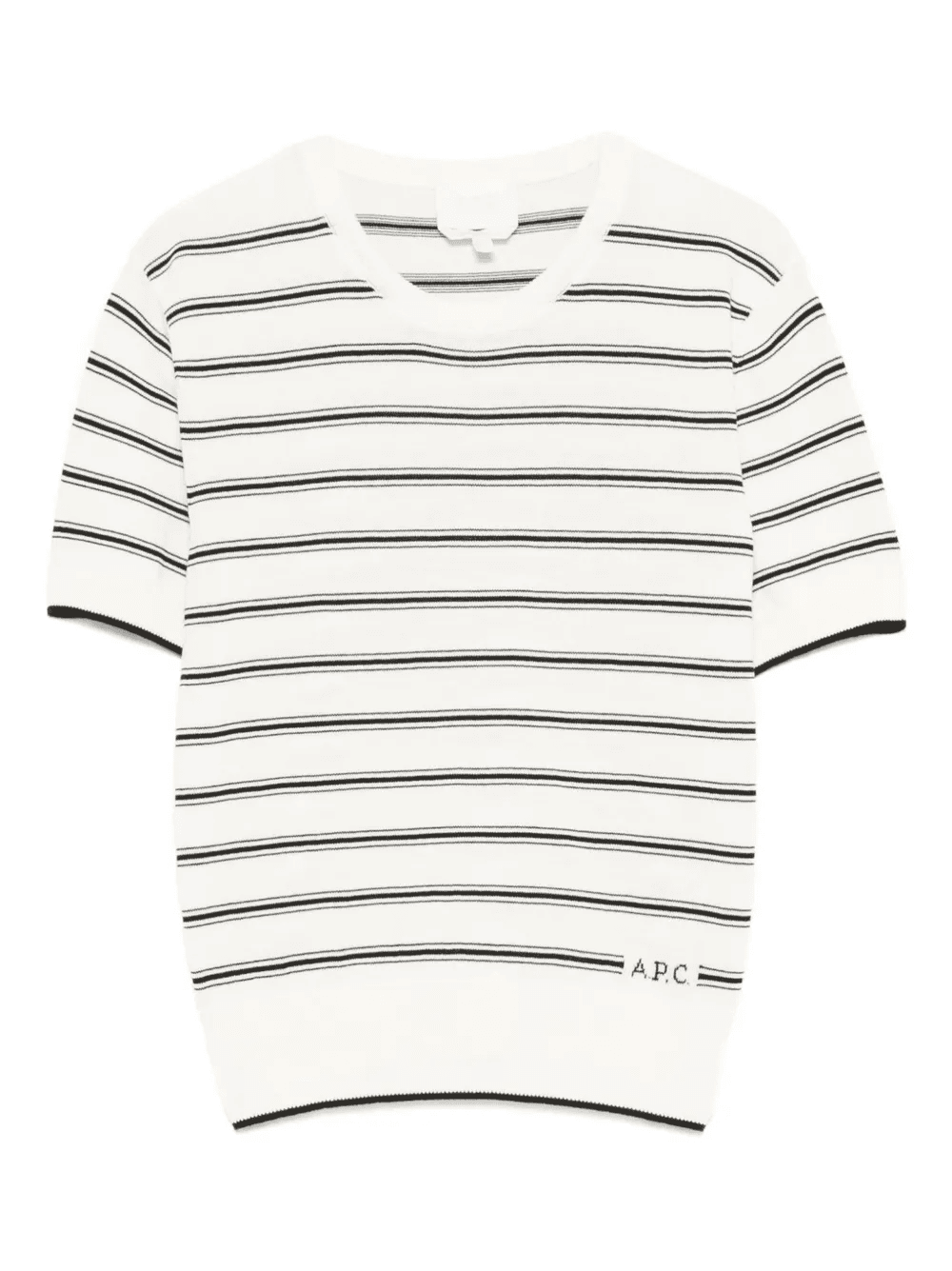 striped-pattern T-shirt - Image 1
