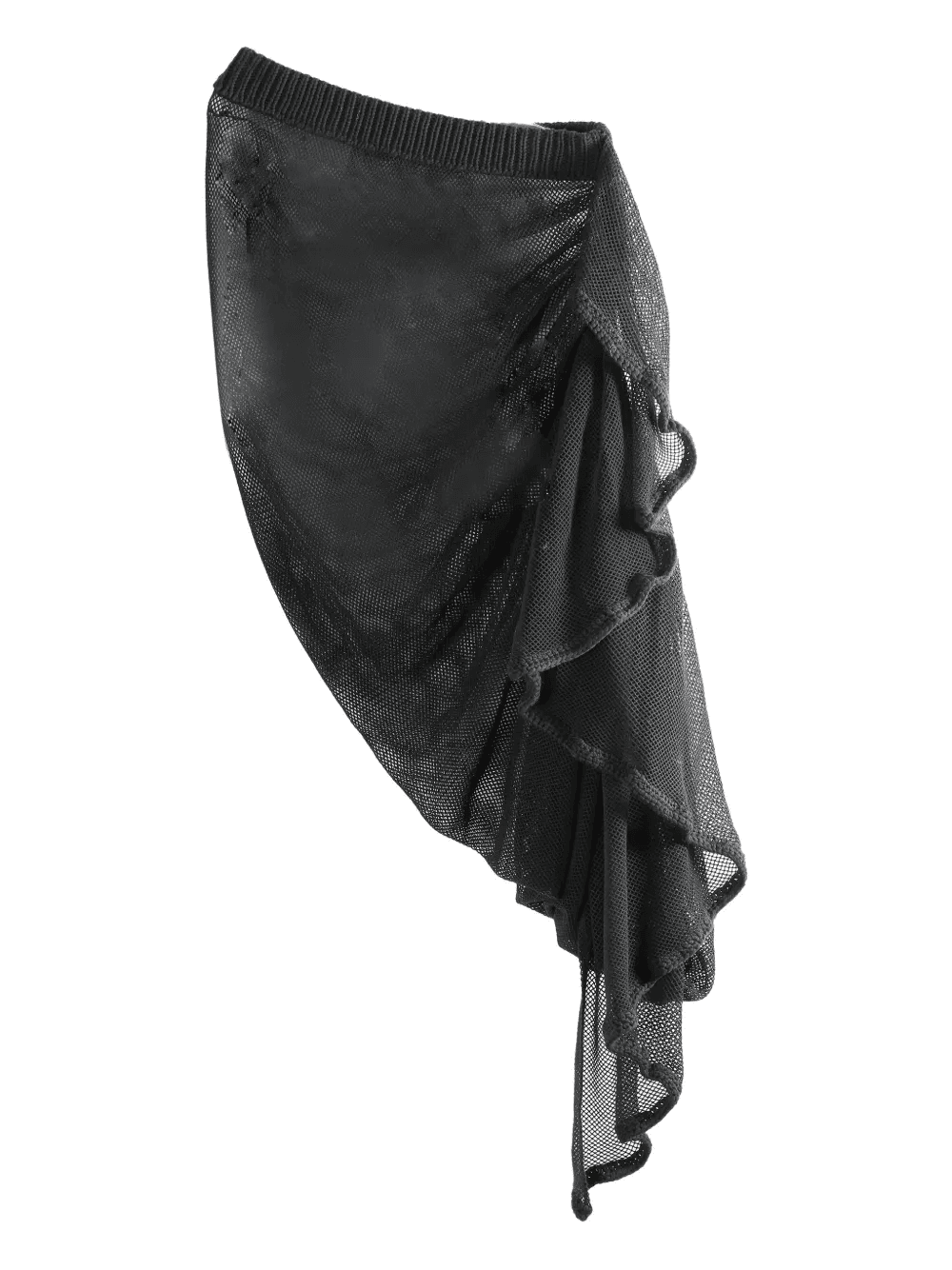 Wave draped asymmetric skirt - Image 1