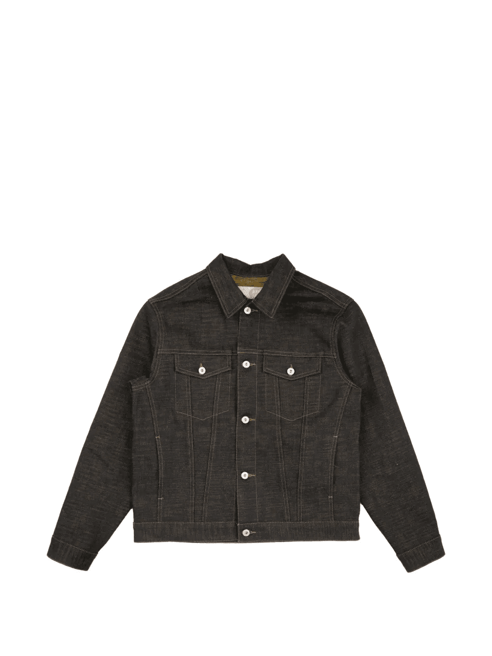 Citrus Kasuri Selvedge button denim jacket - Image 1