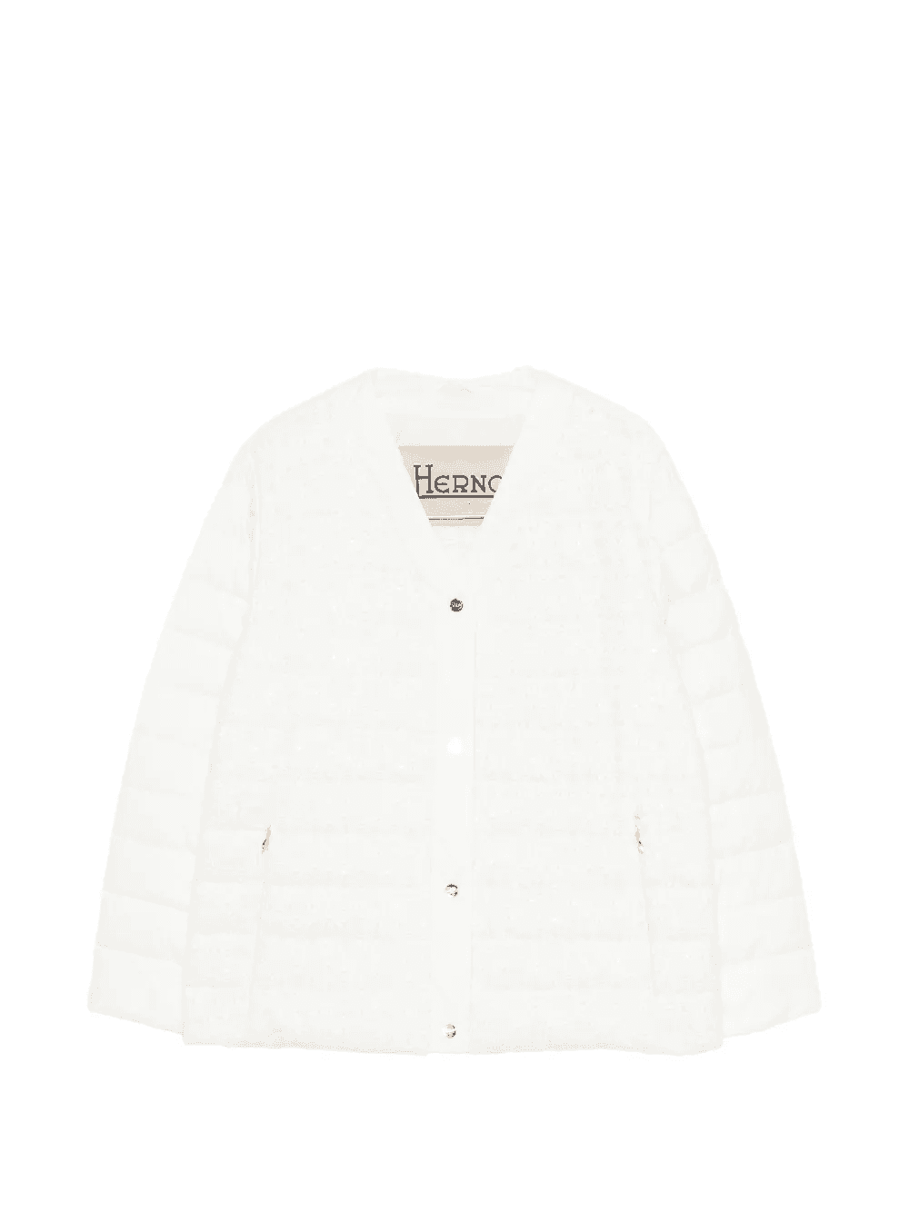 buttoned puffer jacket - Image 1