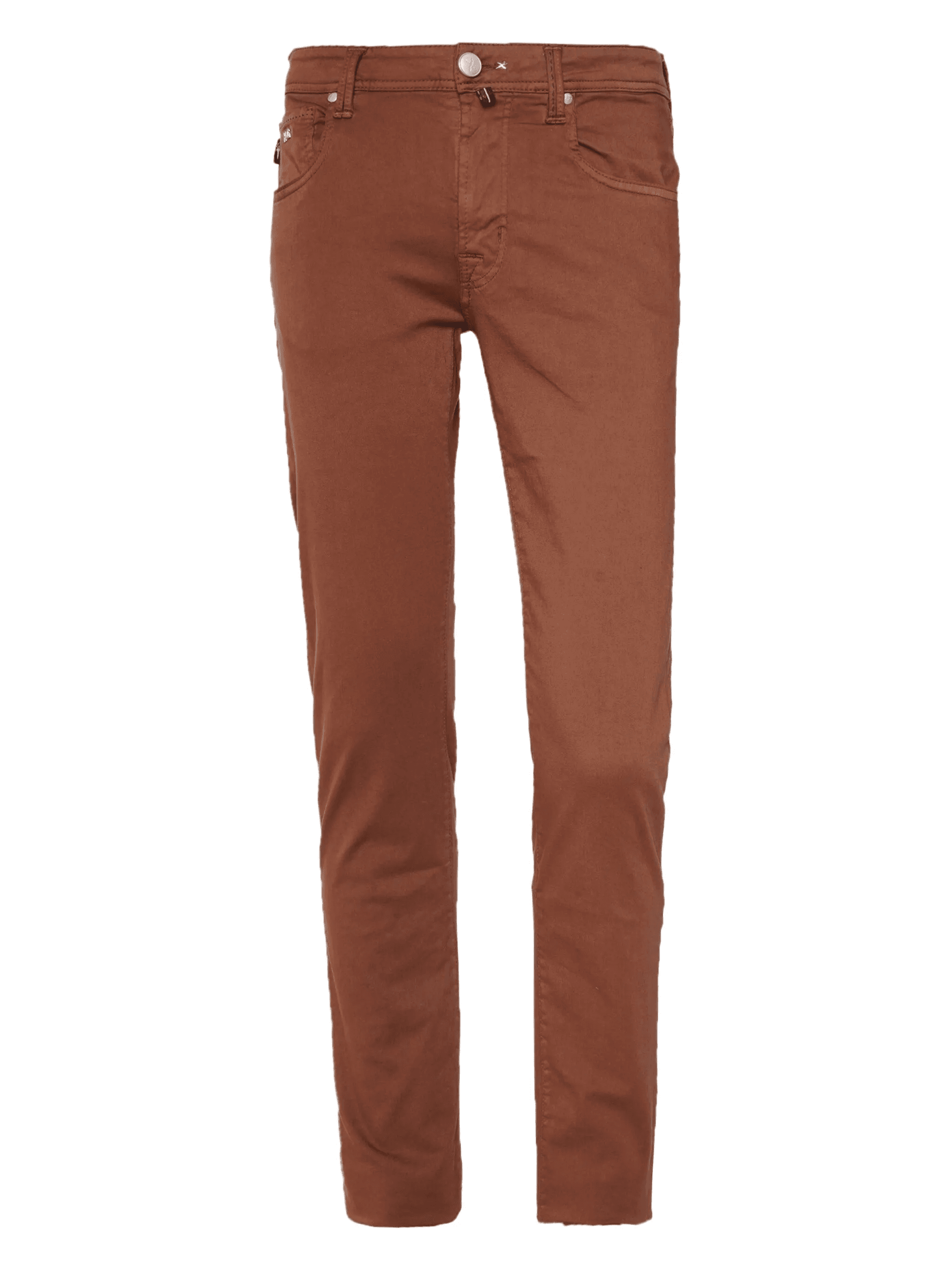 solid cotton trousers - Image 1