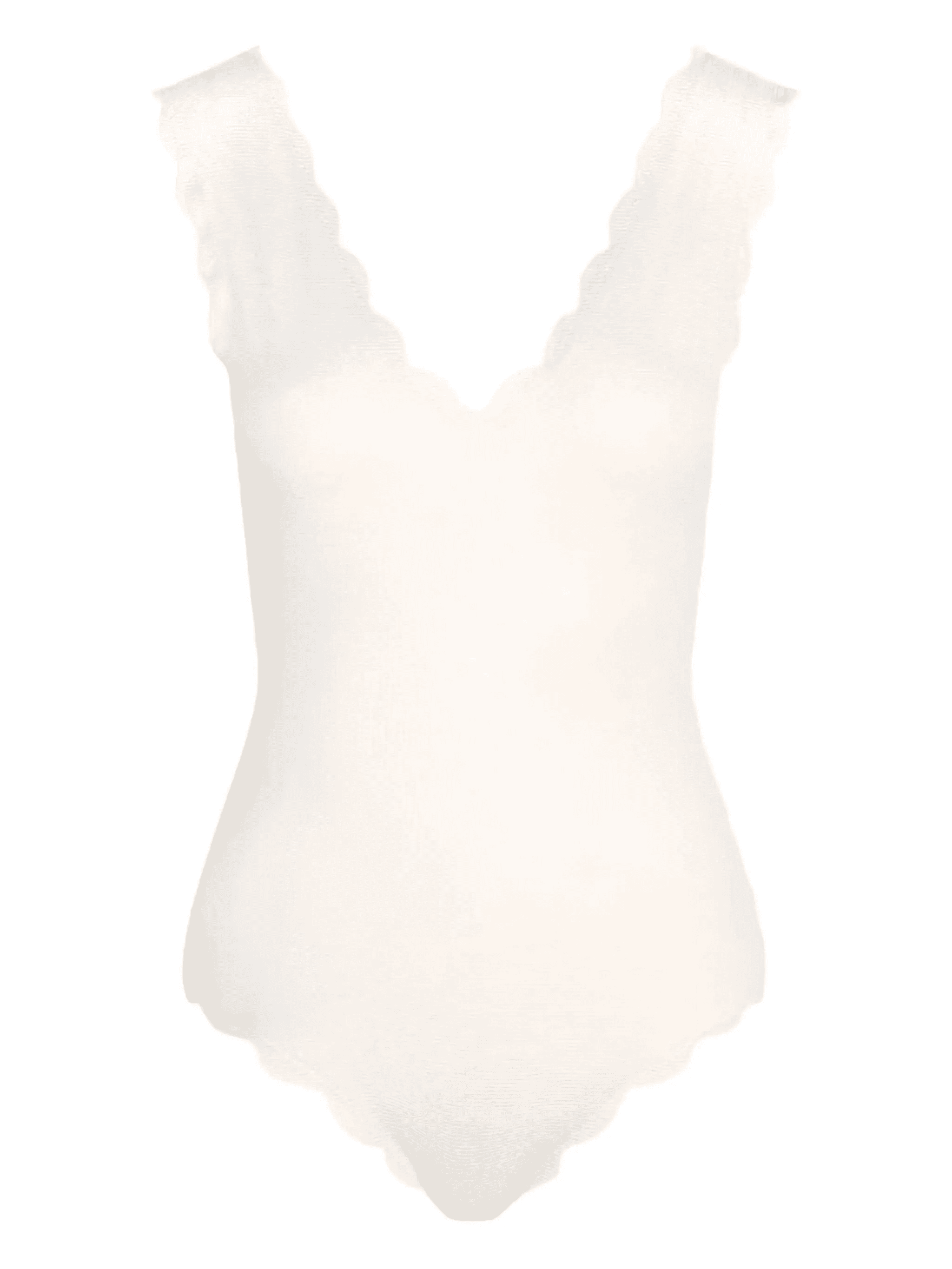 Charleston scalloped v-neck swimsuit - Image 1