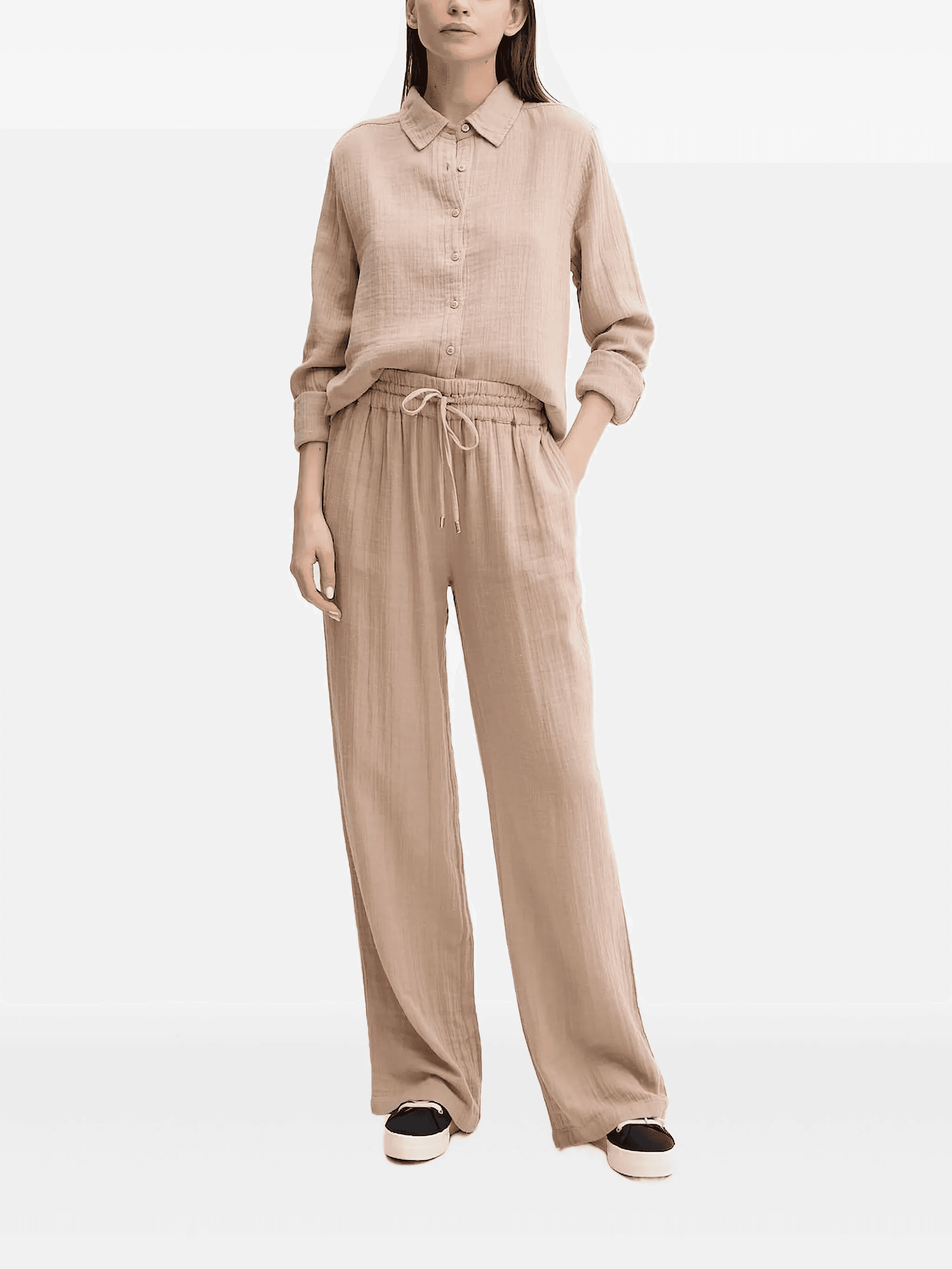 button-down point-collar shirt - Image 1