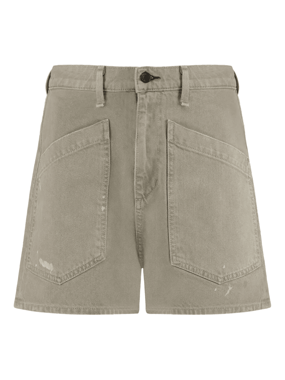 cotton denim shorts - Image 1