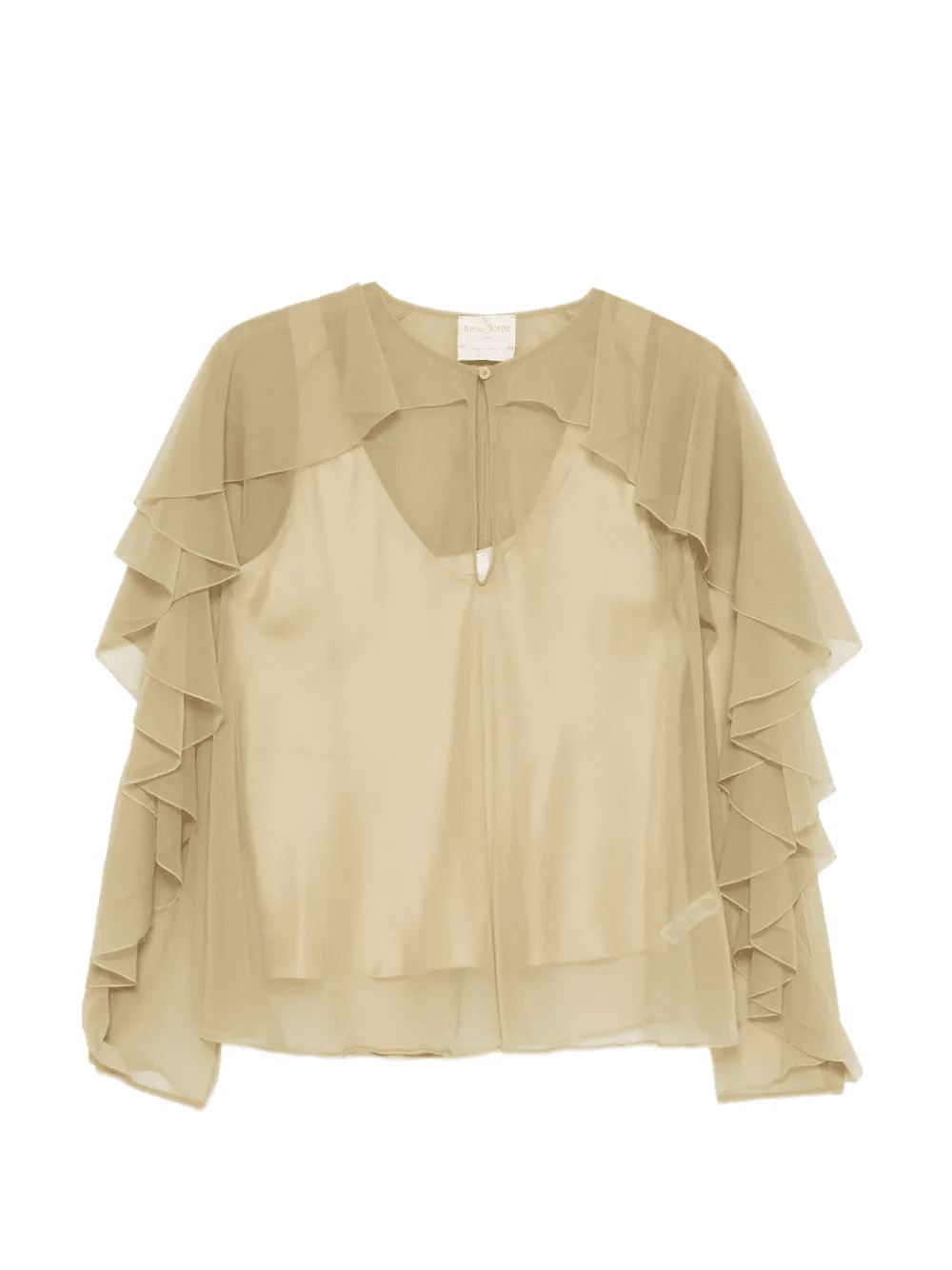 layered-design blouse - Image 1