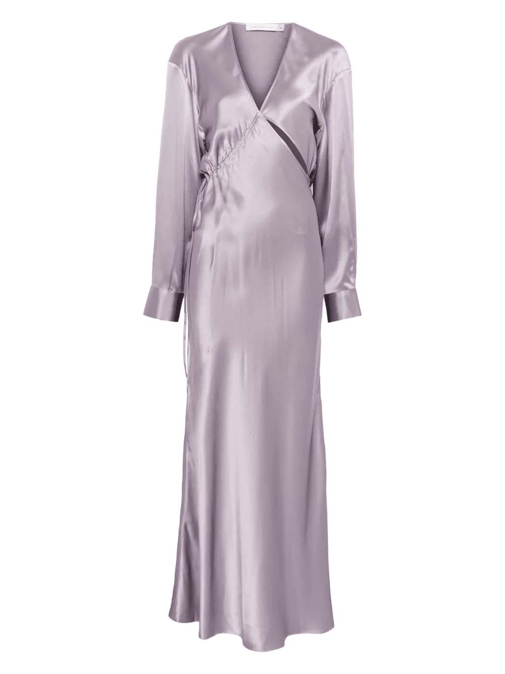 cross-cut silk maxi dress - Image 1