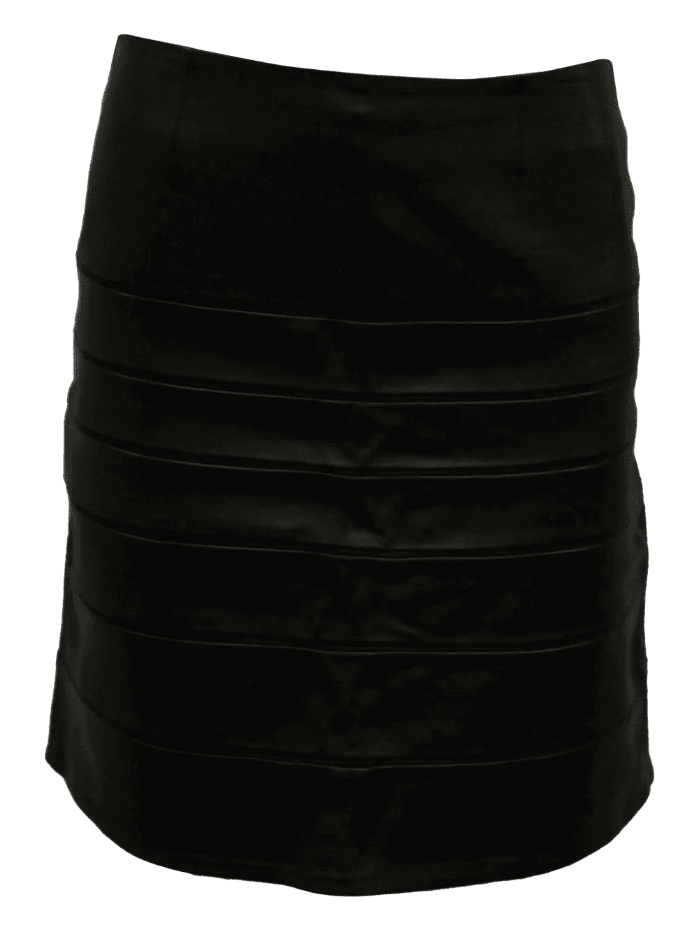 panelled leather mini skirt - Image 1