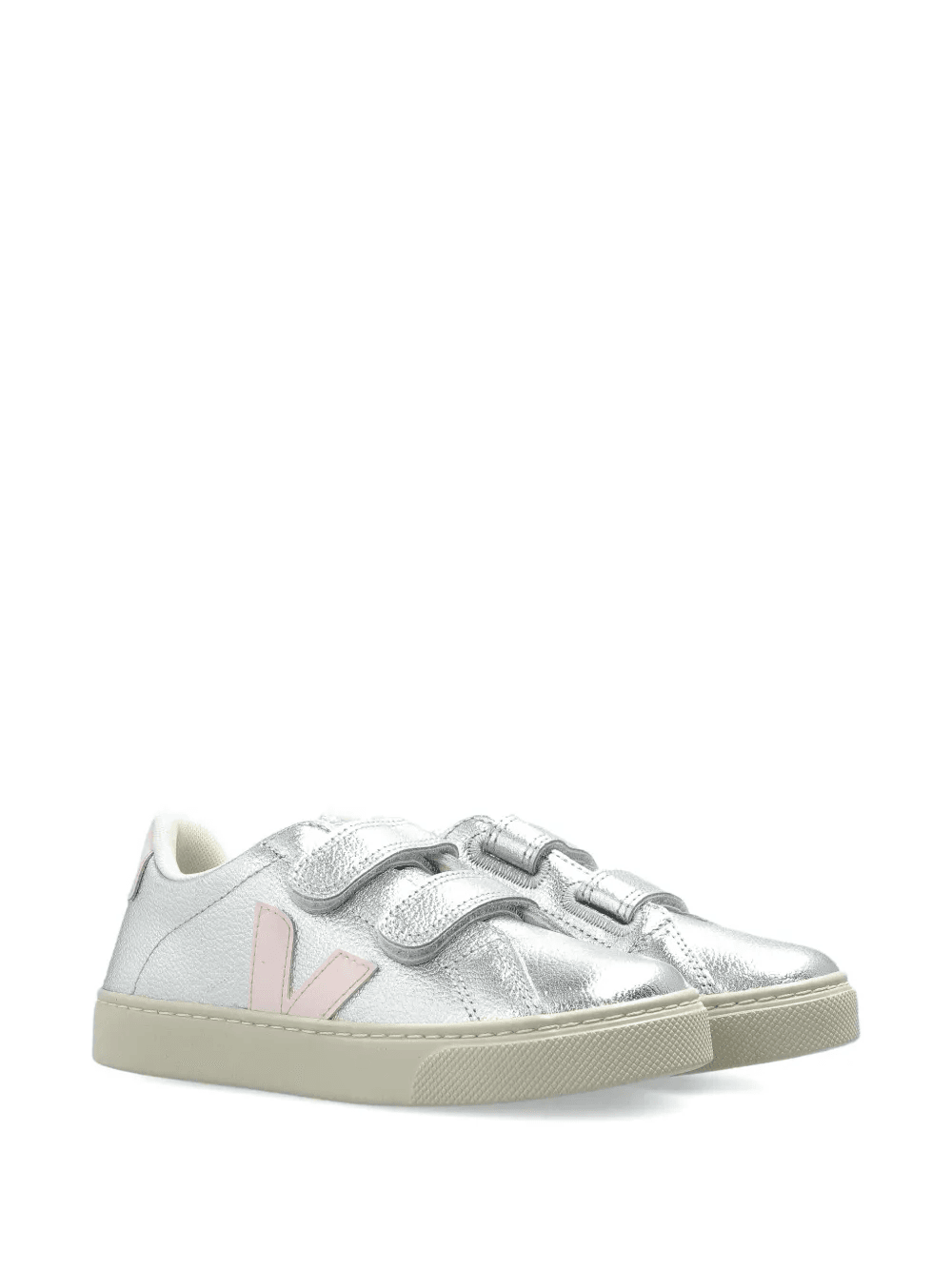 touch-strap leather sneakers - Image 1