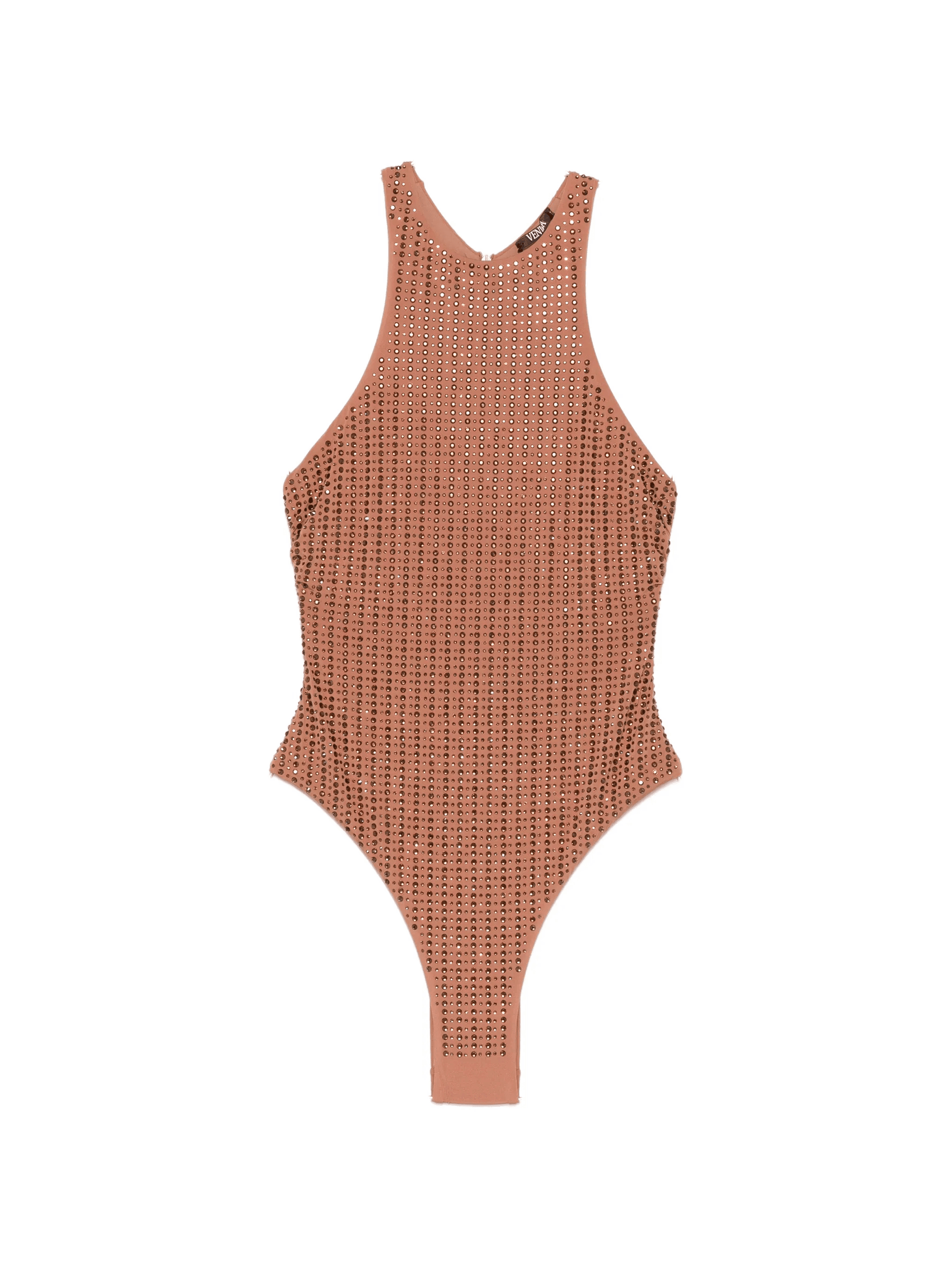 crystal-embellished swimsuit - Image 1