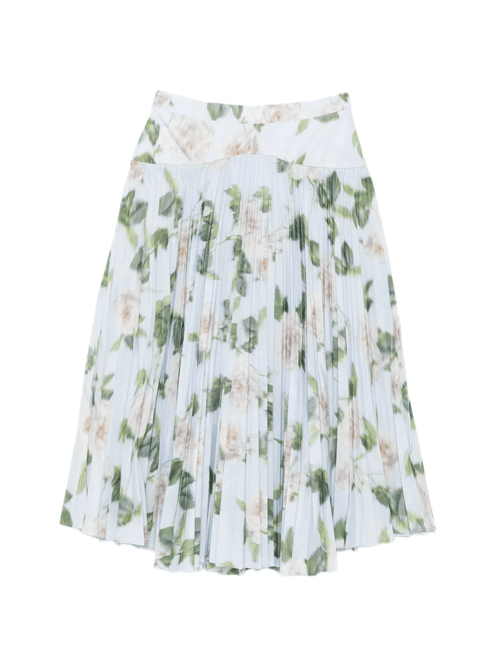 floral pleated midi skirt - Image 1