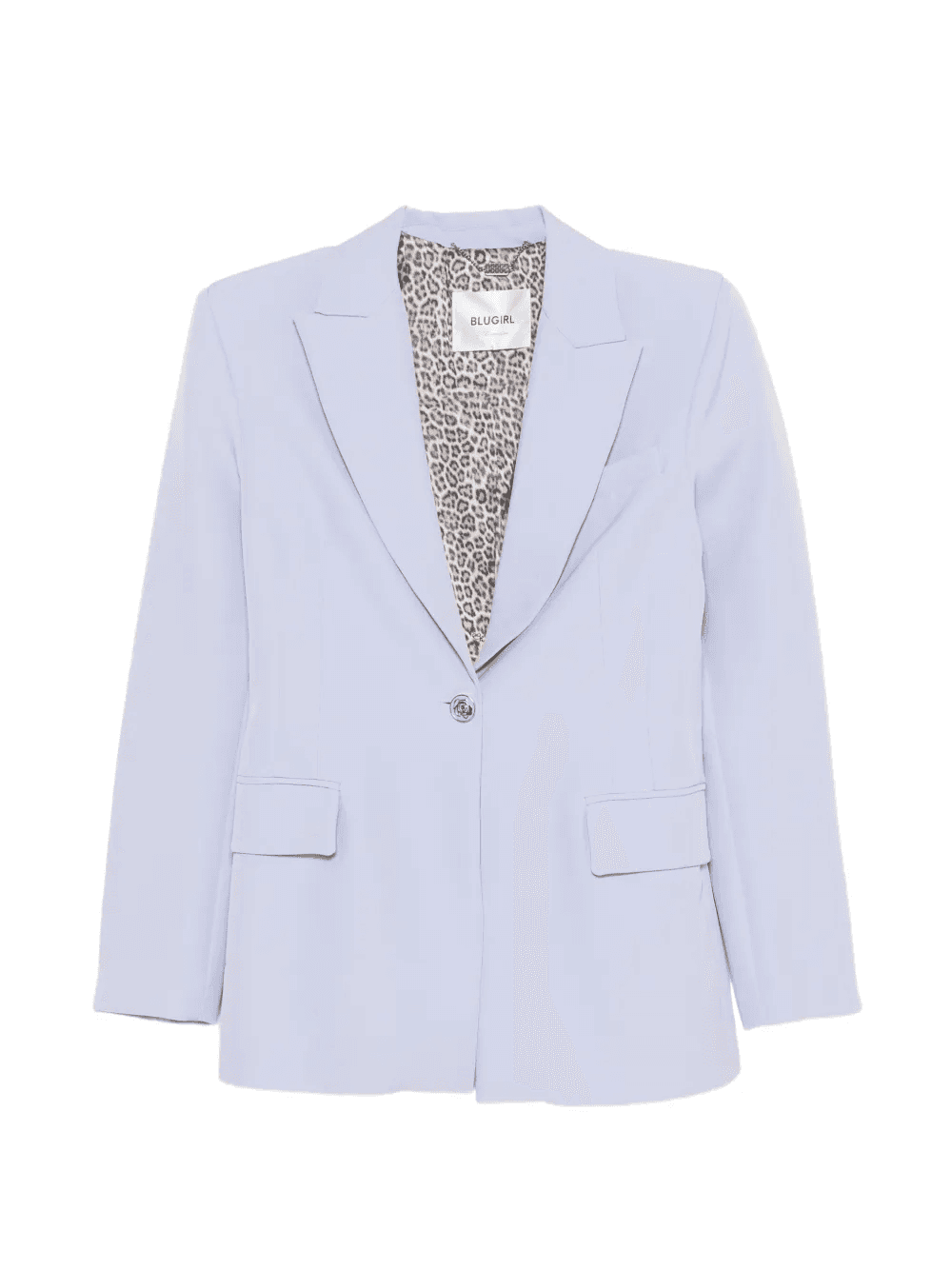 belted single-breasted blazer - Image 1