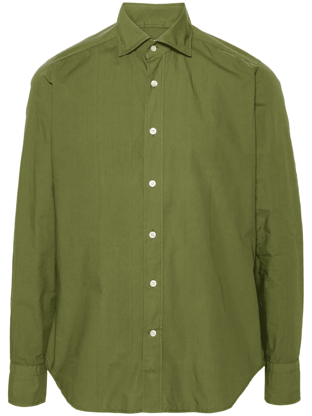 cutaway-collar cotton shirt - Image 1