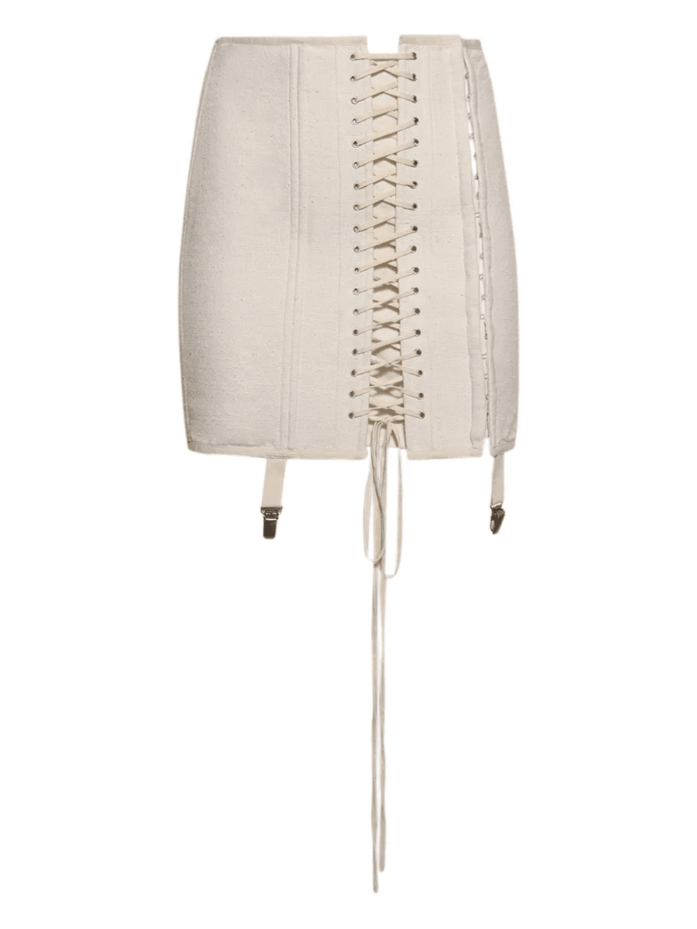 lace-up corset mini skirt - Image 1
