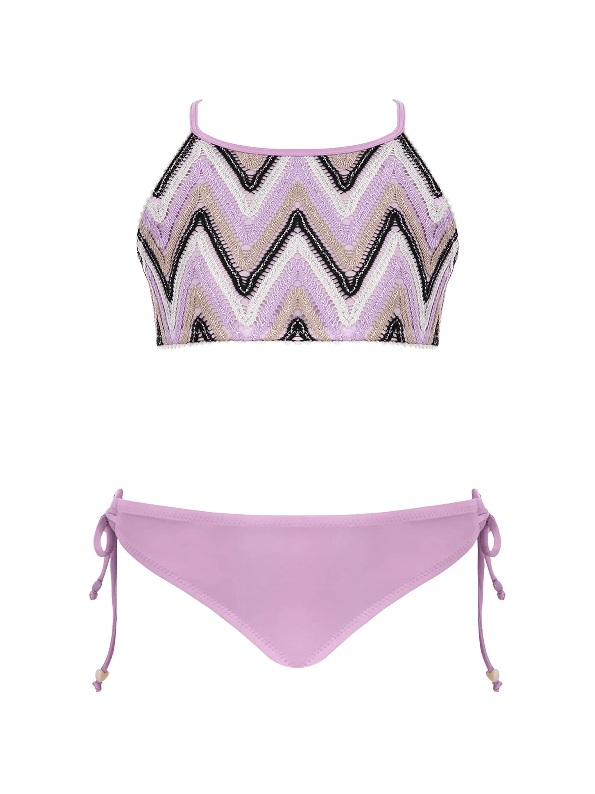 tie-fastening bikini set - Image 1