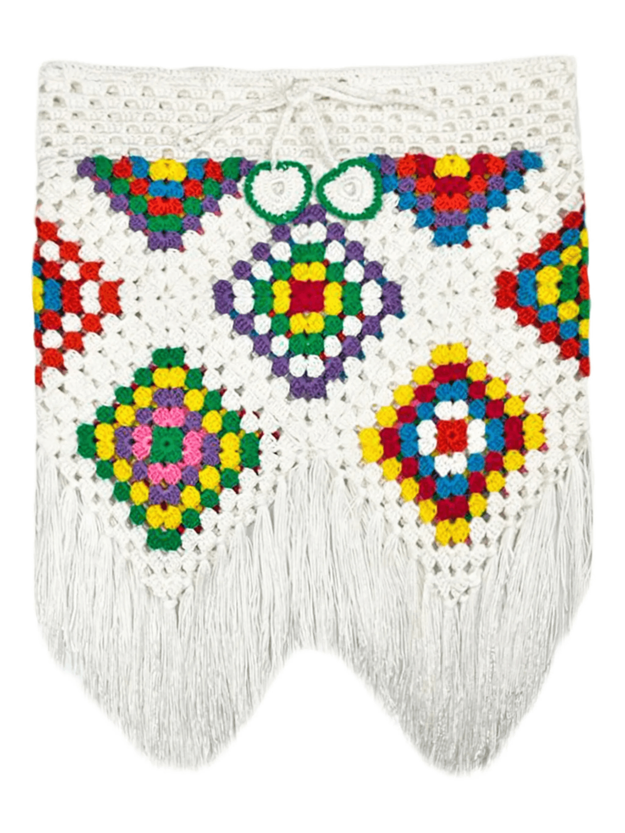 fringed crochet skirt - Image 1