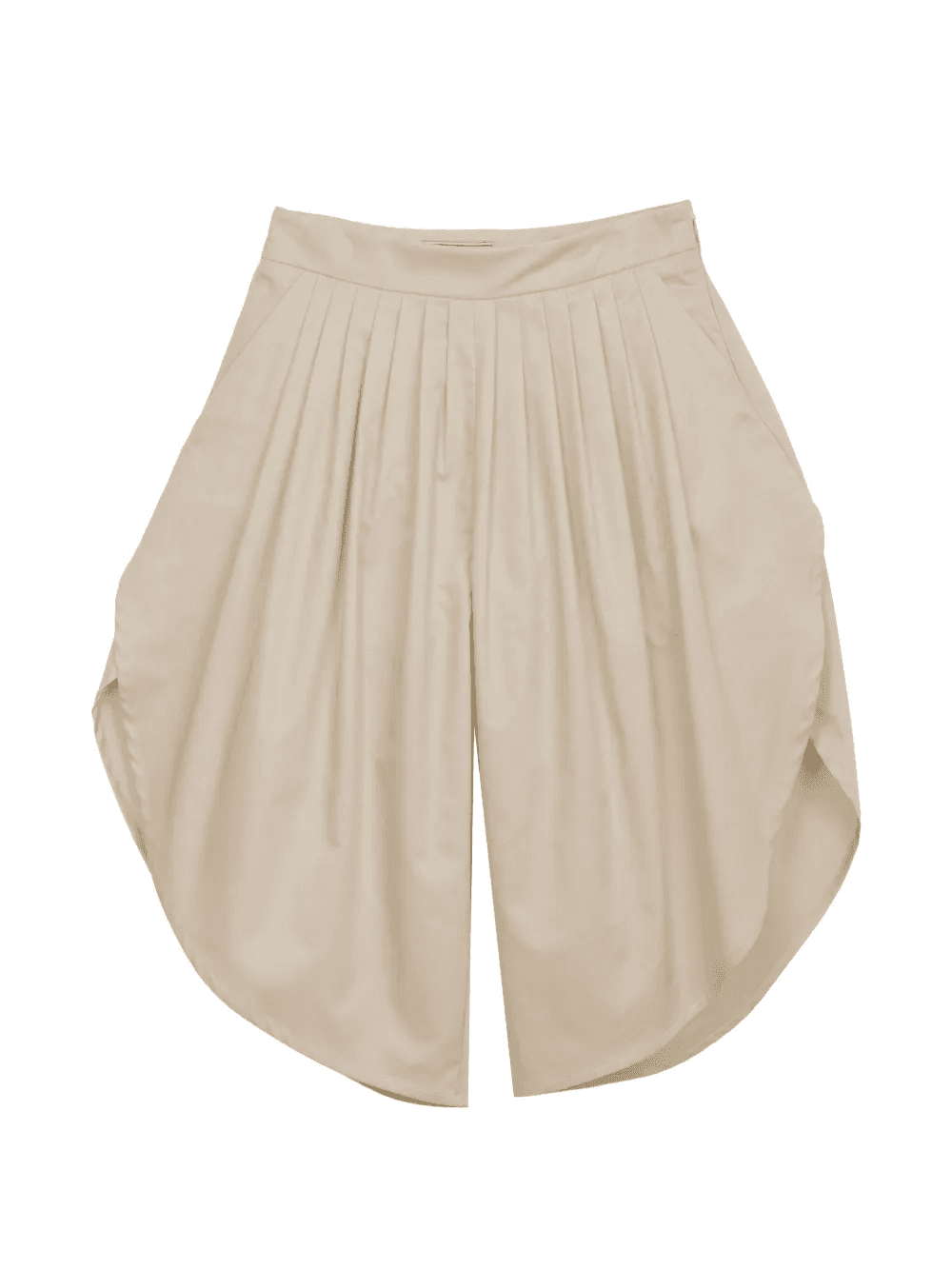 pleated culottes trousers - Image 1