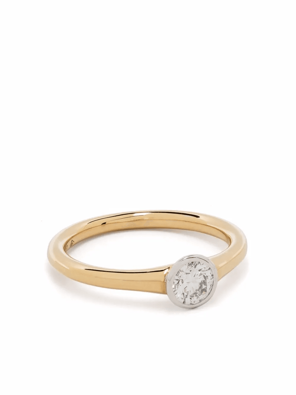 18kt recycled yellow gold Origine laboratory-grown diamond ring - Image 1