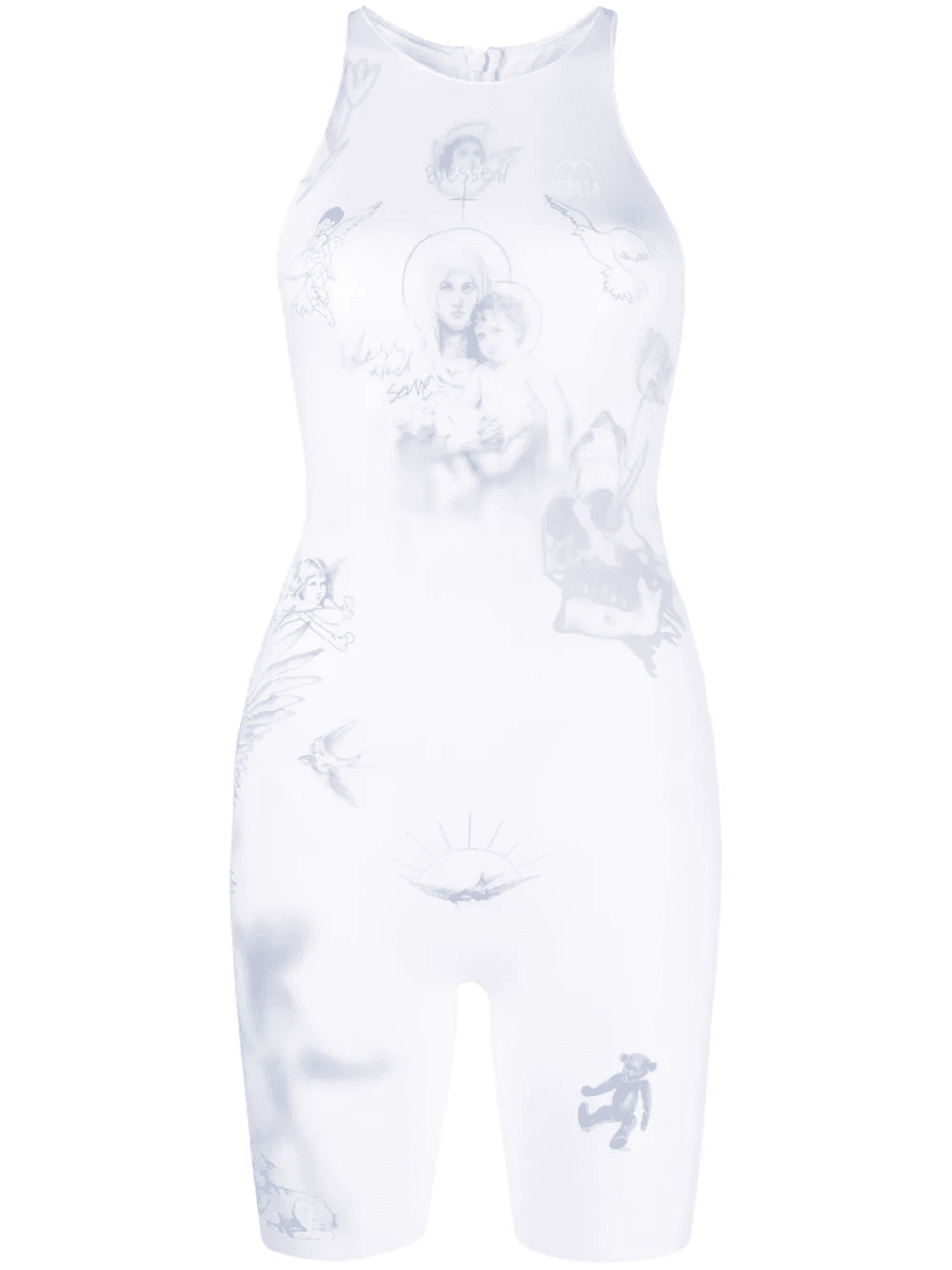 Tereza graphic-print playsuit - Image 1