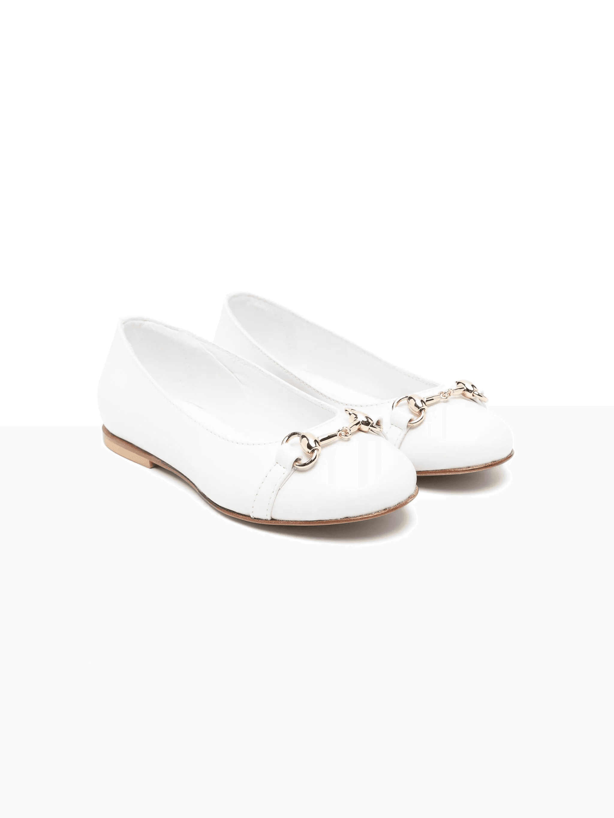 horsebit-detail leather ballerina shoes - Image 1