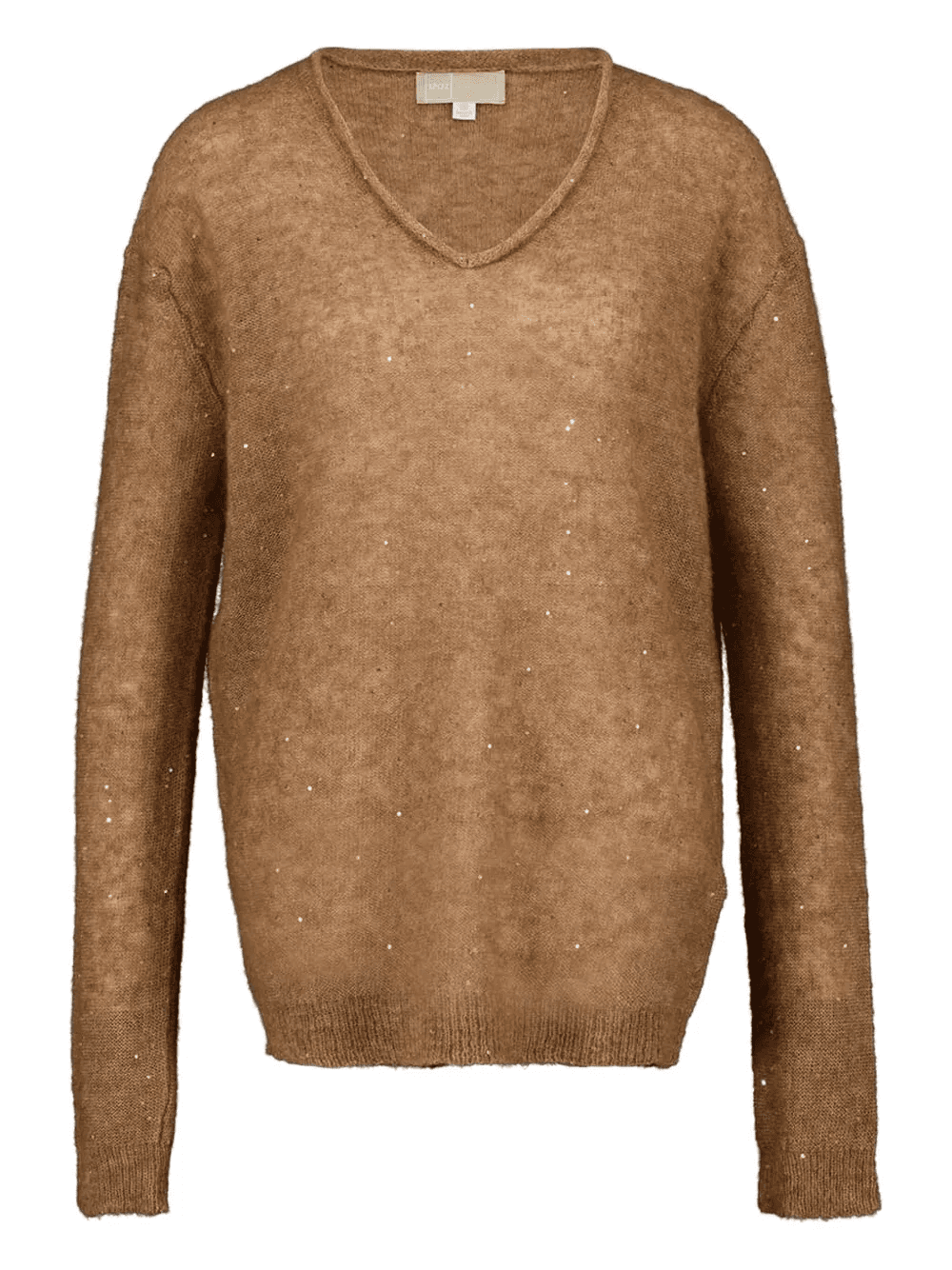 sequin V-neck sweater - Image 1