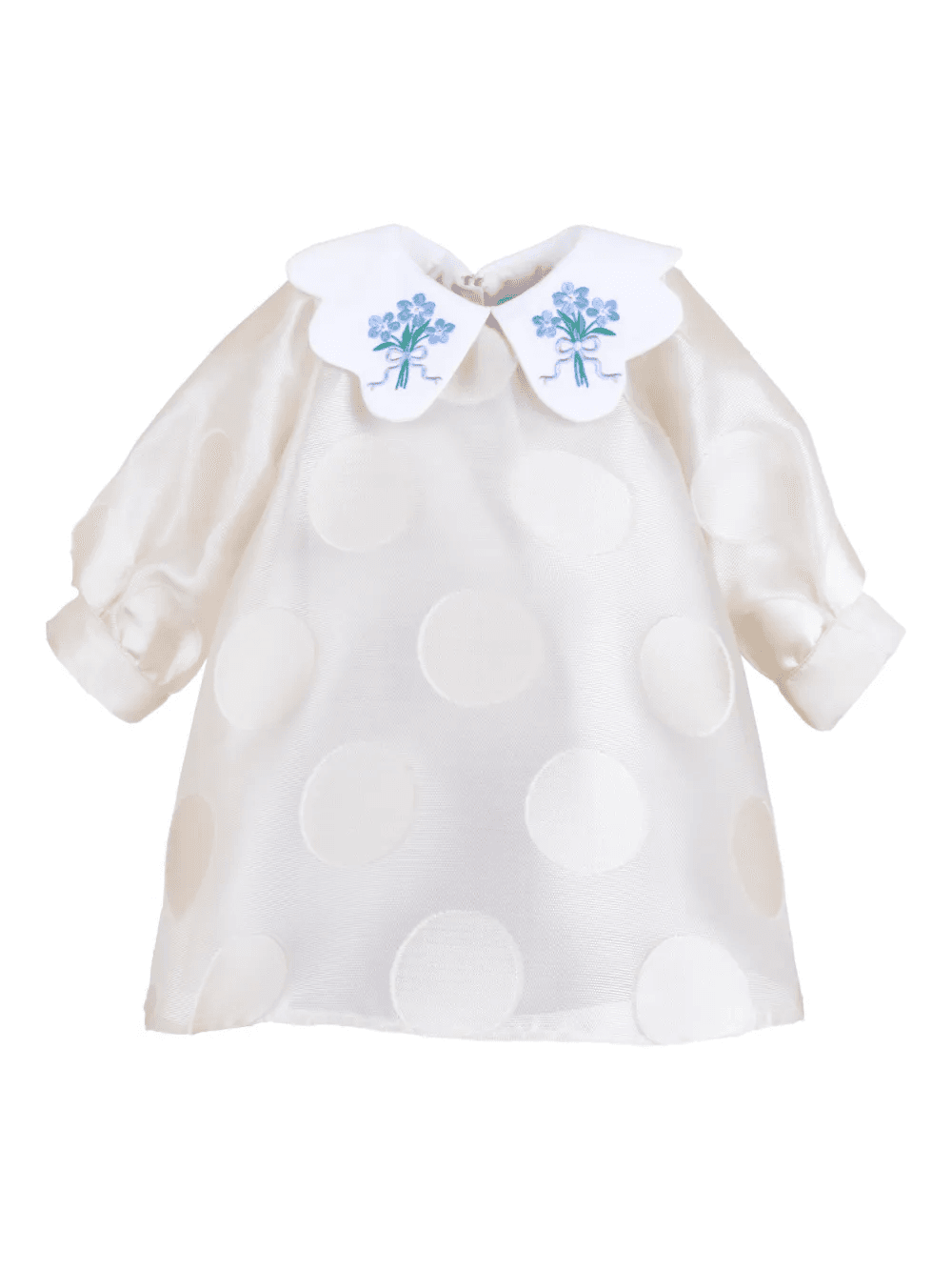 floral-embroidered dress - Image 1