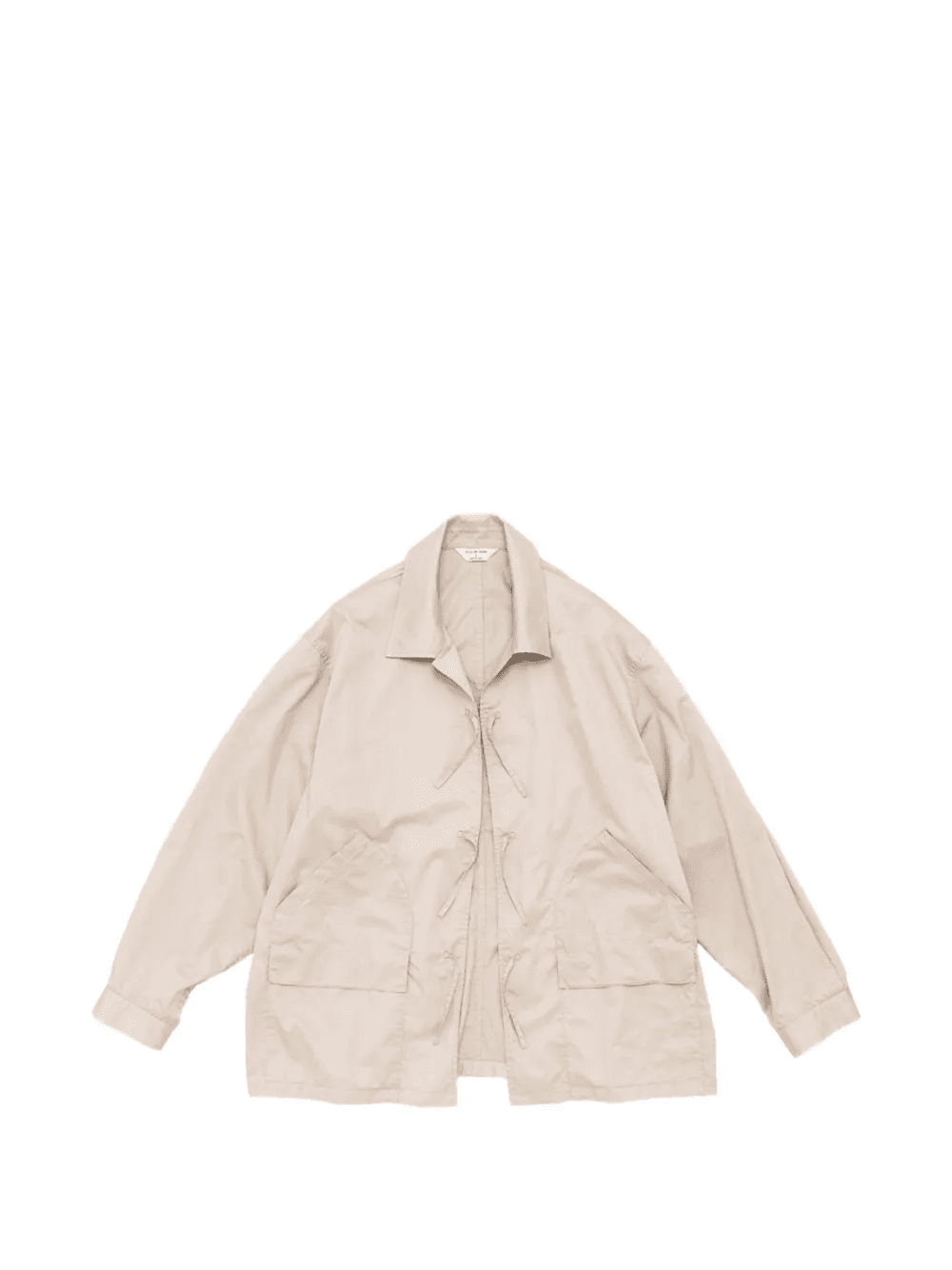 tie-fastening shirt jacket - Image 1