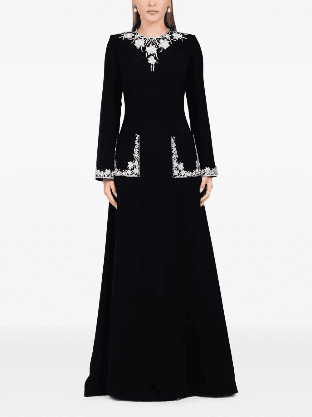 long-sleeves maxi dress - Image 1