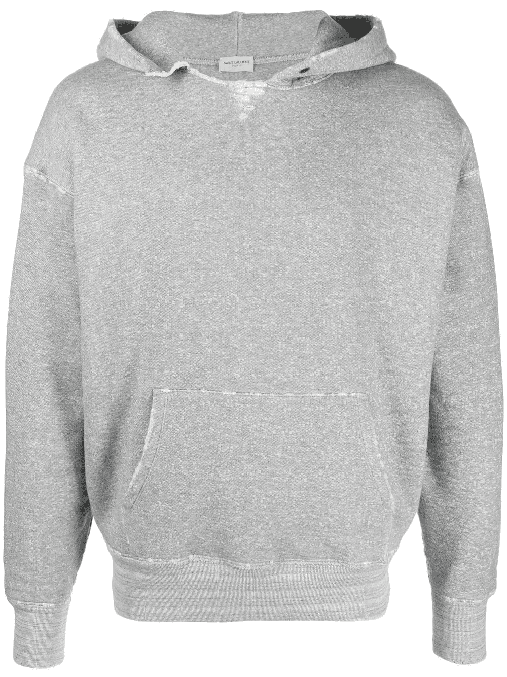 grunge cotton-jersey hoodie - Image 1