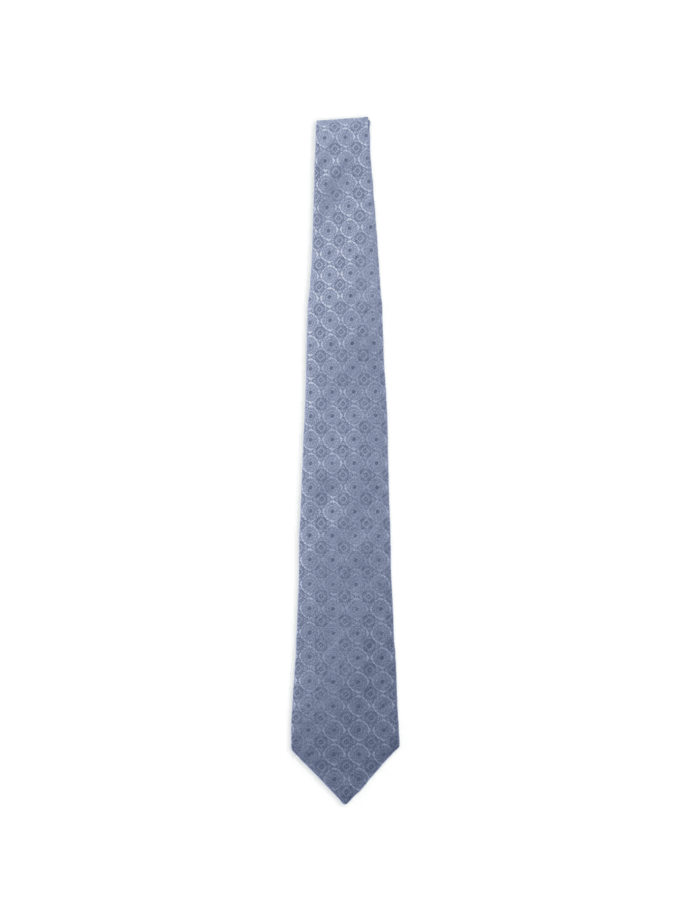 patterned silk tie - Image 1