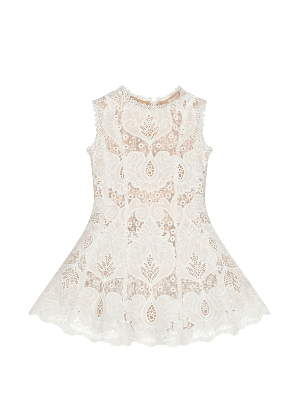 lace scalloped dress - Image 1