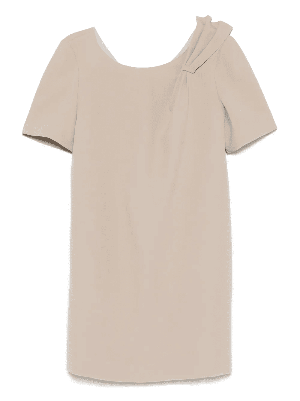 draped-detail T-shirt - Image 1