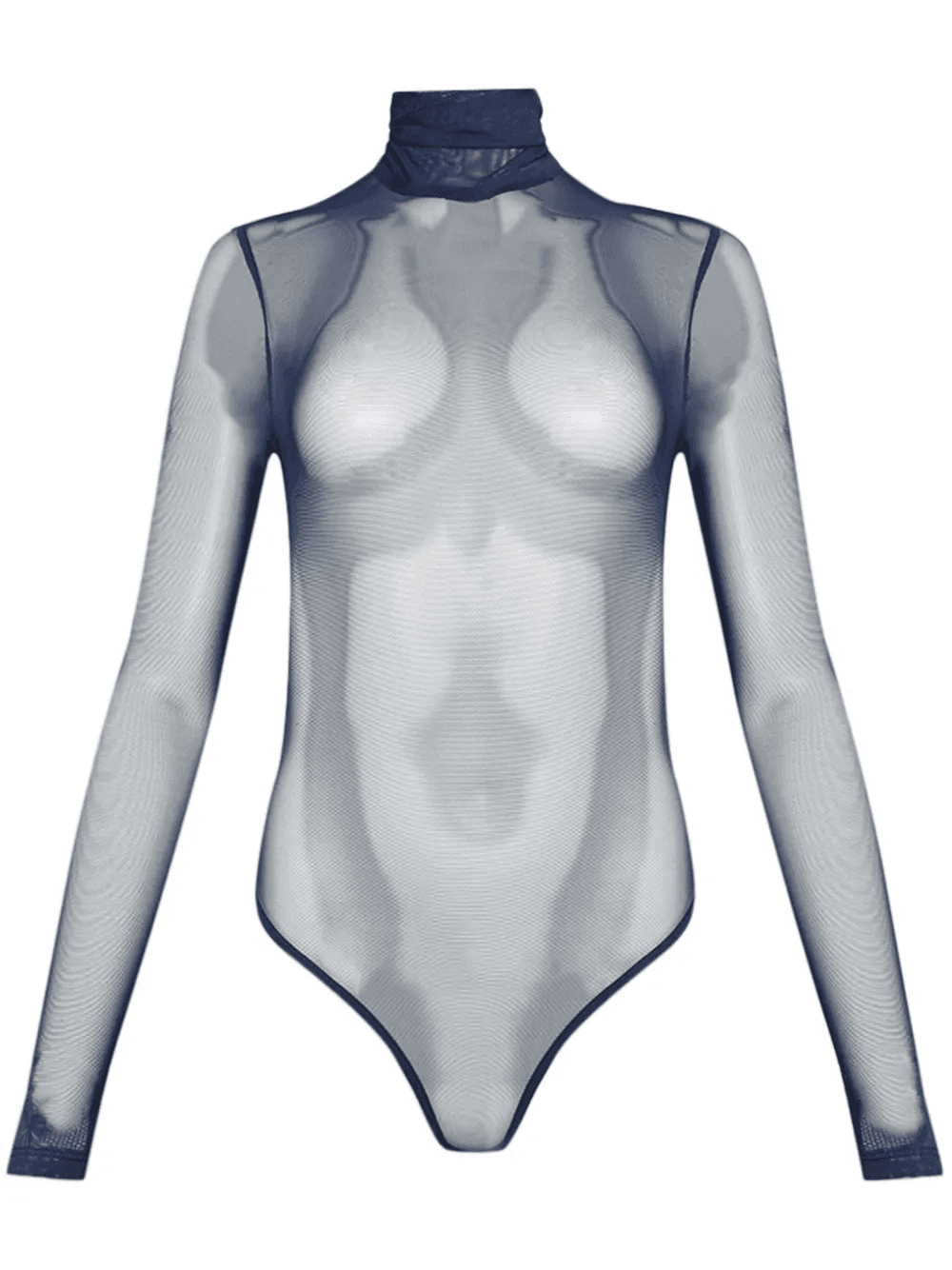 open-back mesh bodysuit - Image 1