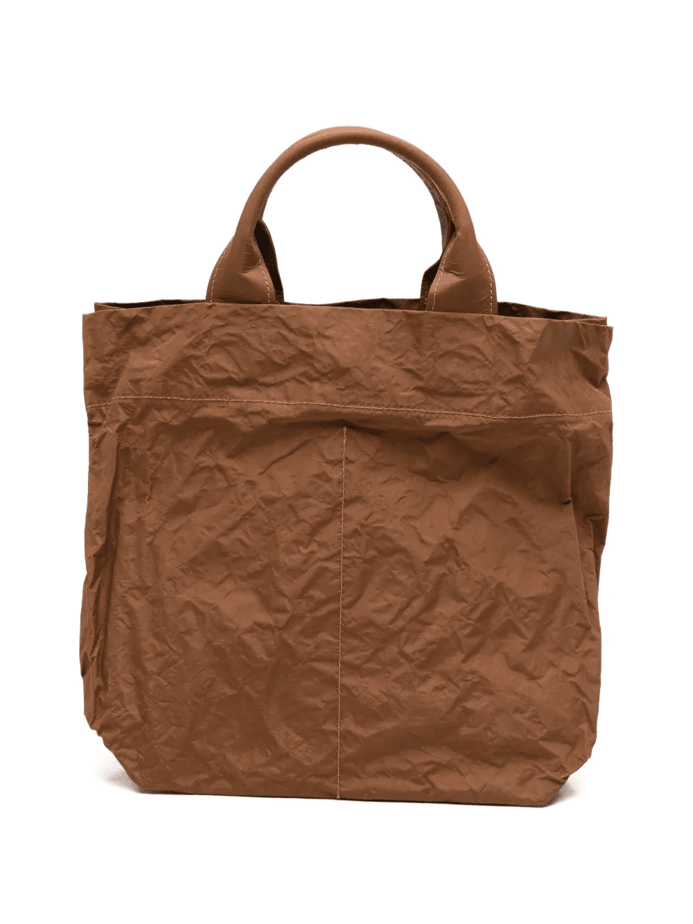 crinkled-effect tote bag - Image 1