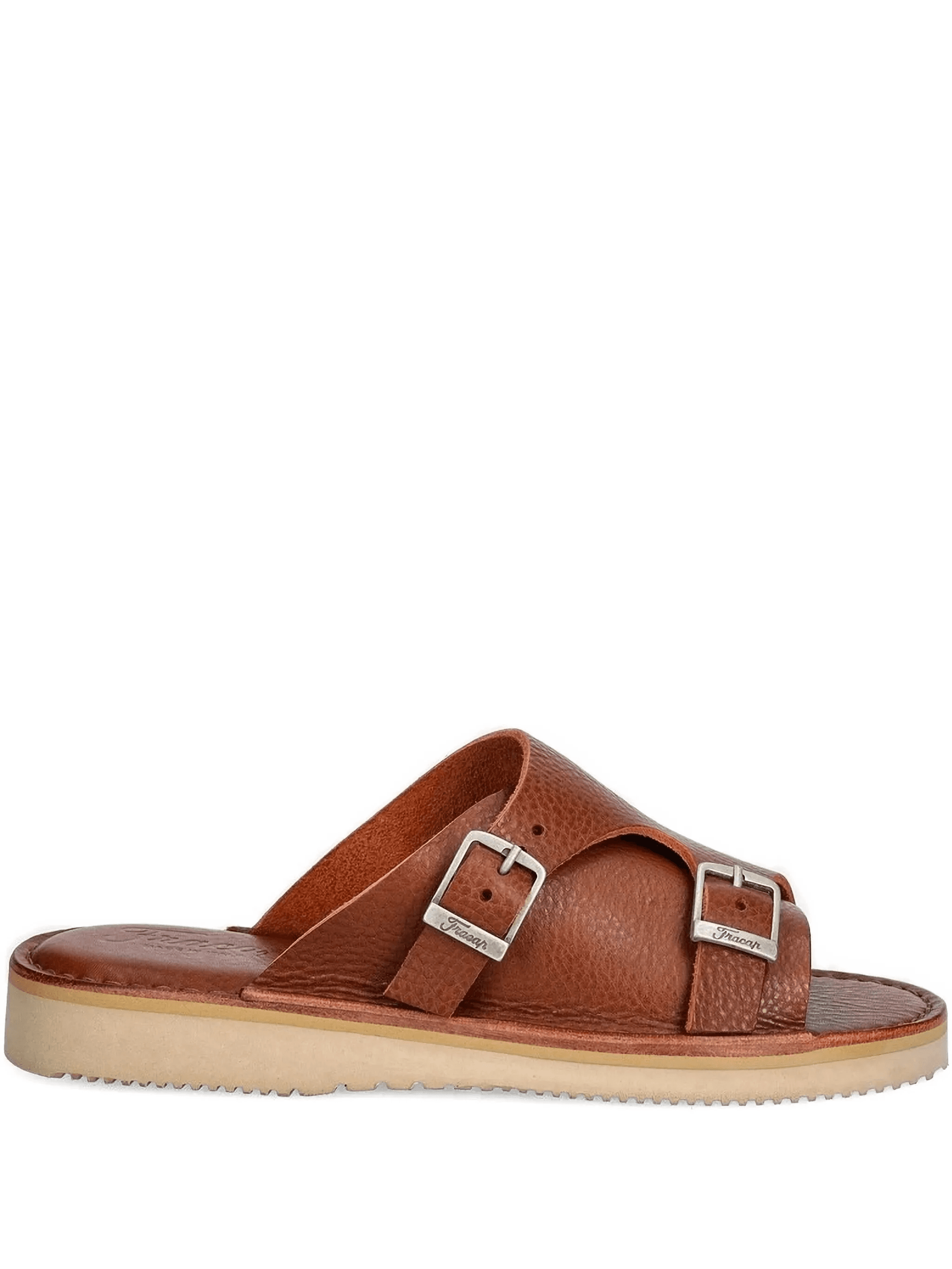 buckle leather slides - Image 1