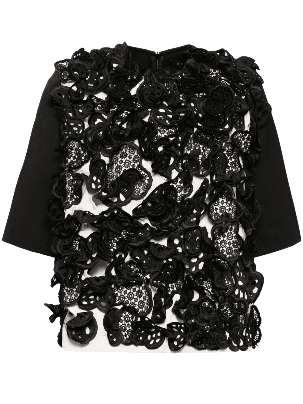 floral guipure lace blouse - Image 1
