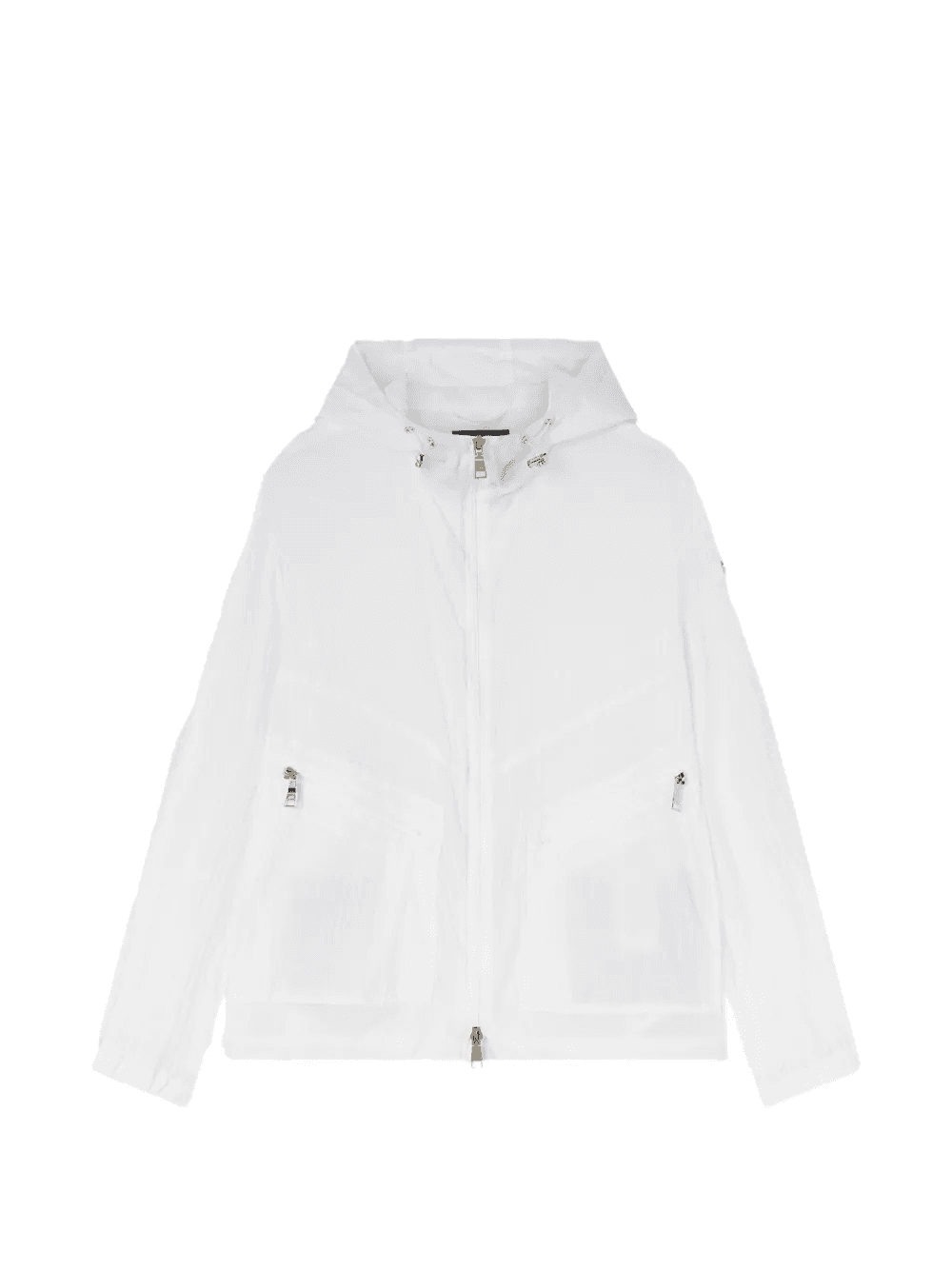 zip hooded windbreaker - Image 1