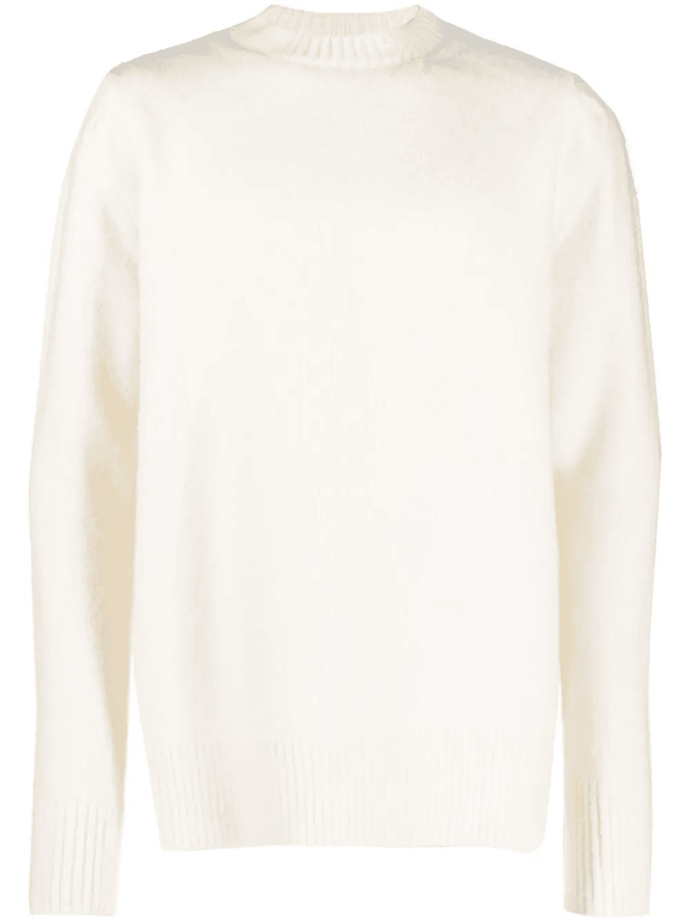 logo intarsia-knit wool jumper - Image 1