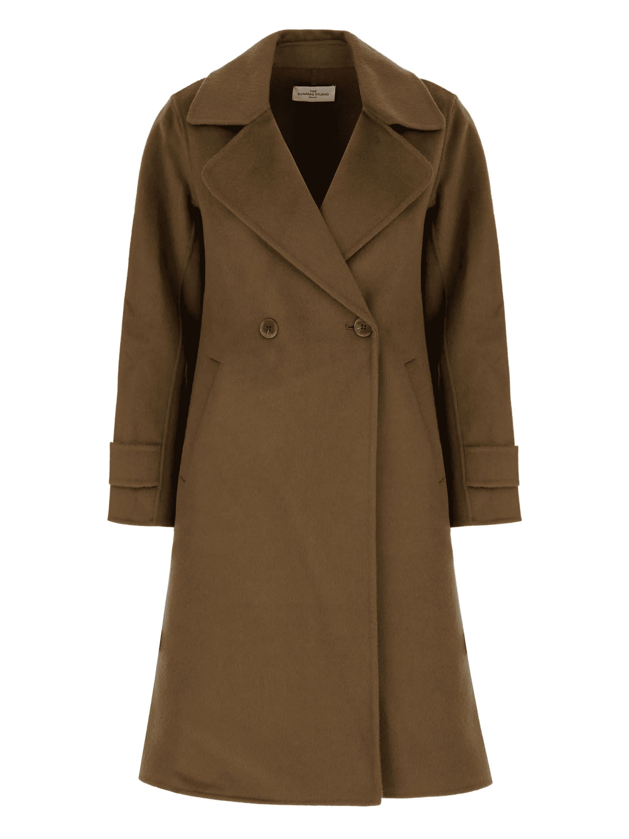 double-breasted wool coat - Image 1