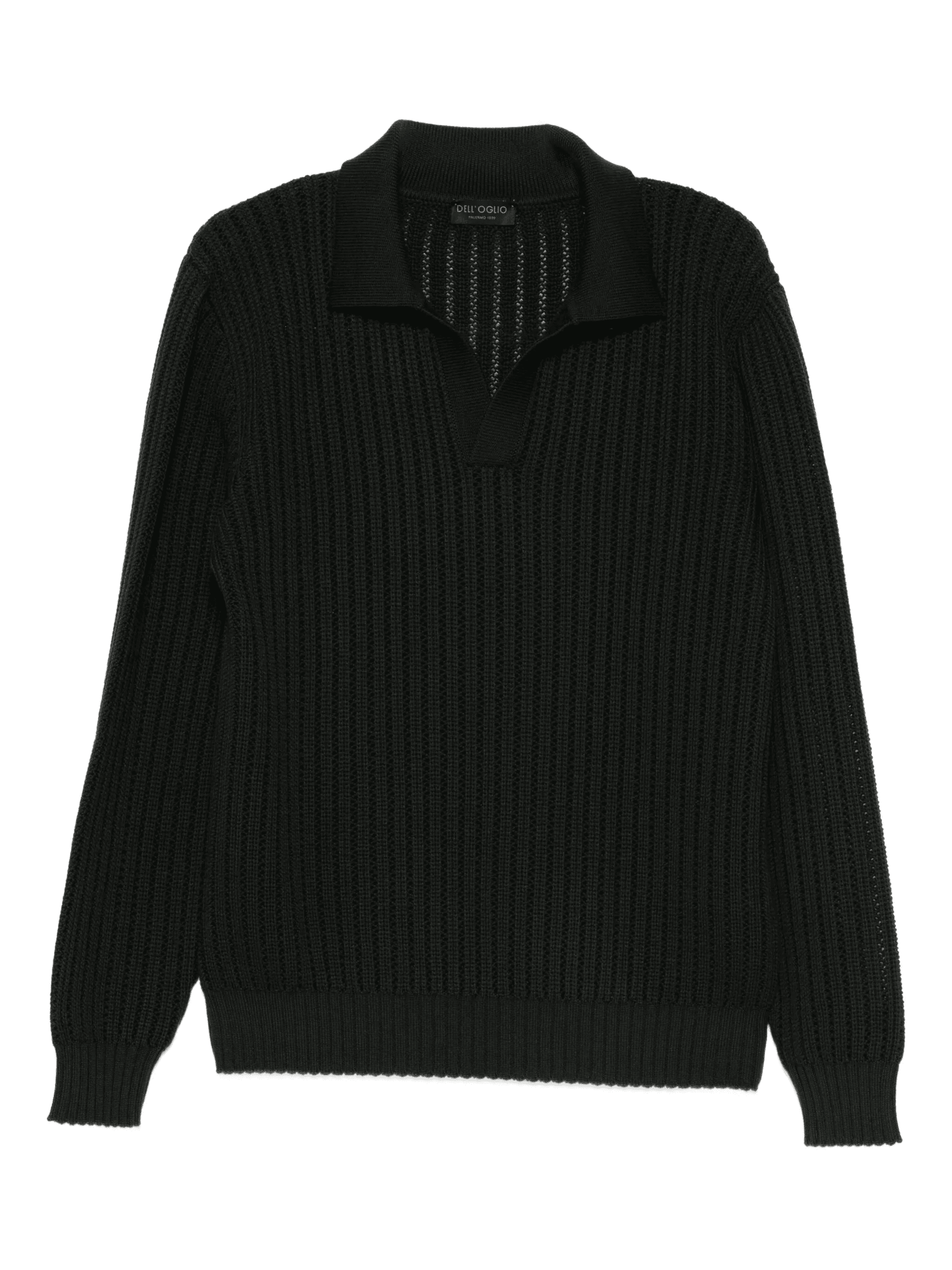 polo-collar sweater - Image 1