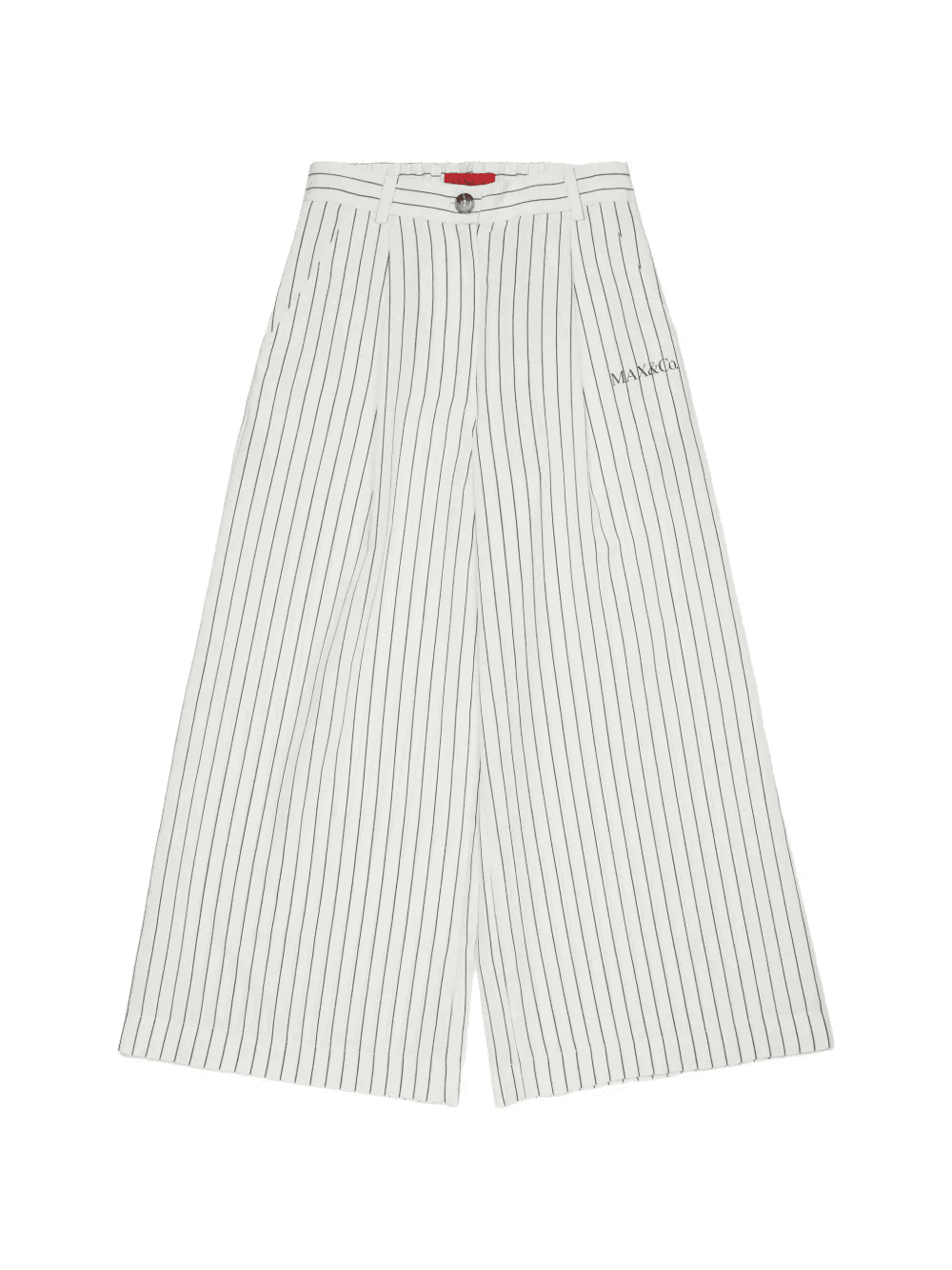 logo striped palazzo pants - Image 1